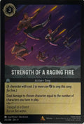 Disney Lorcana Strength Of A Racing Fire 8/P3