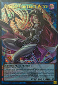Yugioh! Cyberse Contract Witch Mamo-en018 1st Edition Ultra Rare (Extended Art)