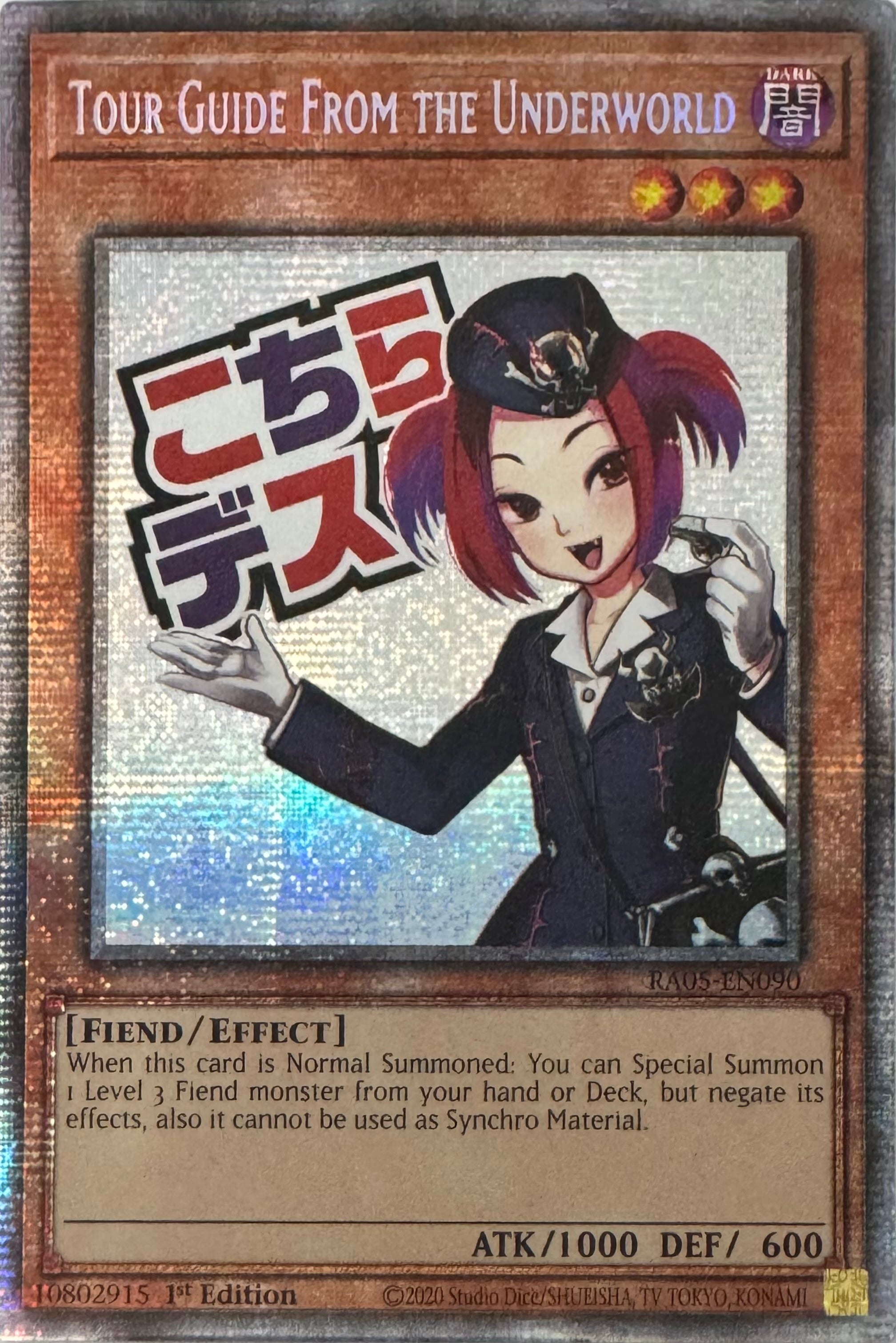 Yugioh! Tour Guide From The Underworld Ra05-en090 1st Edition Starlight