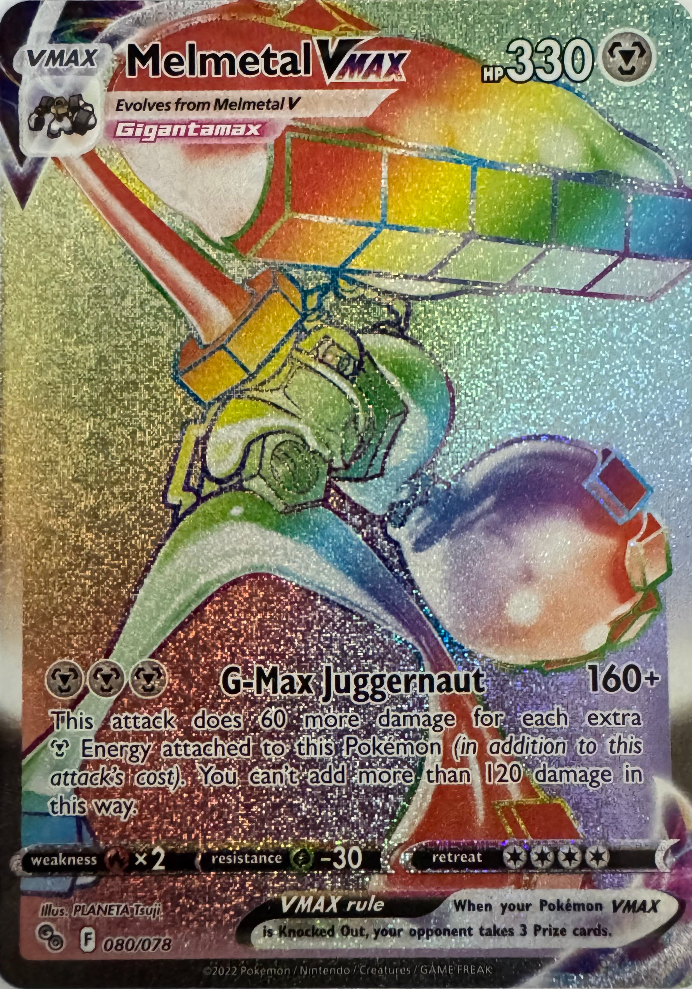 Pokemon Tcg Melmetal Vmax 080/078