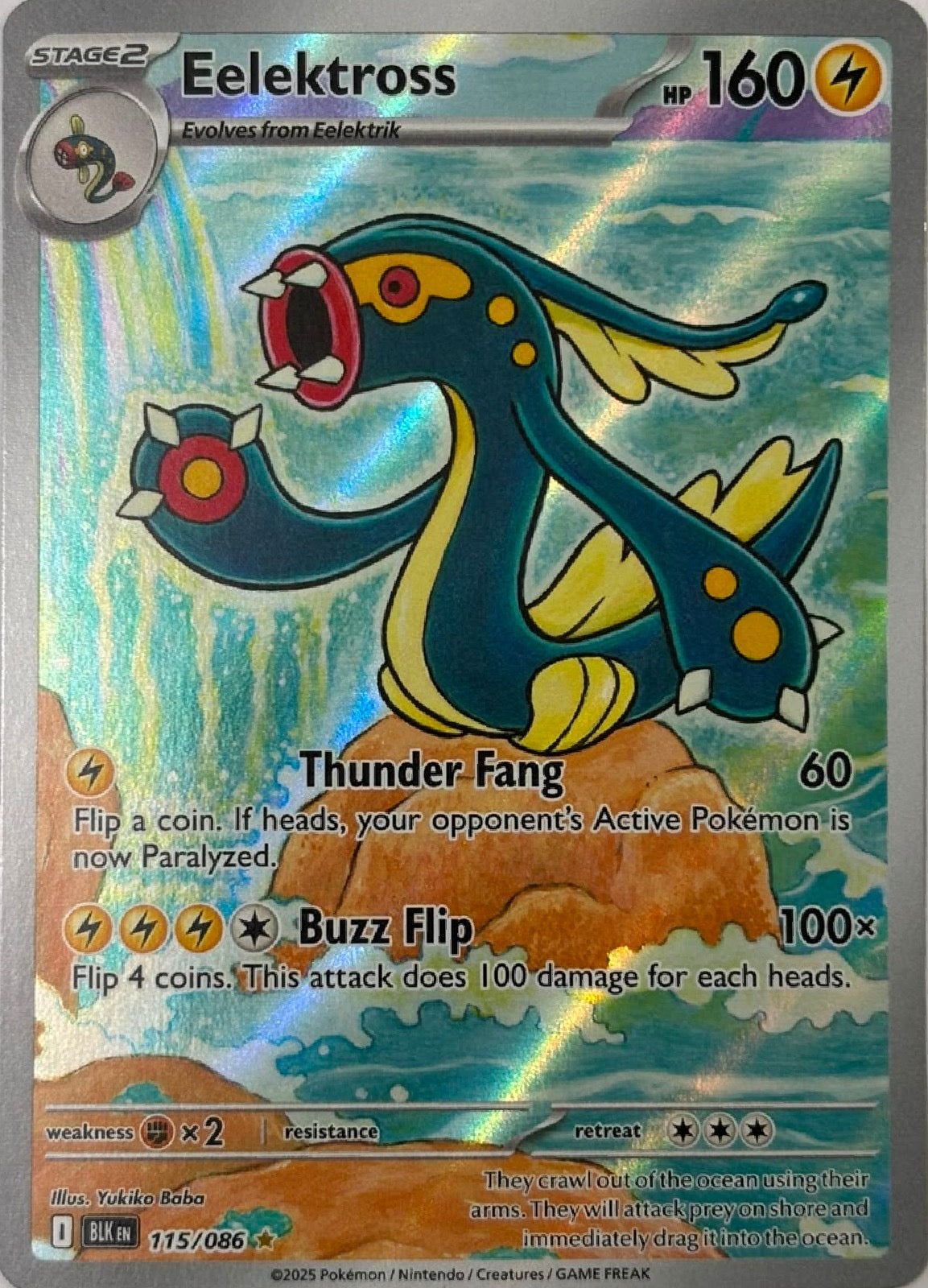 Pokemon Tcg Eelektross 115/086