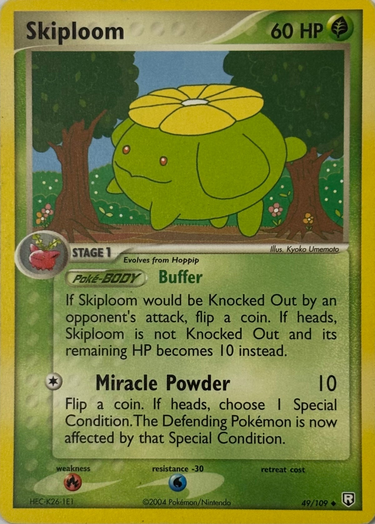 Pokemon Tcg Skiploom 49/109