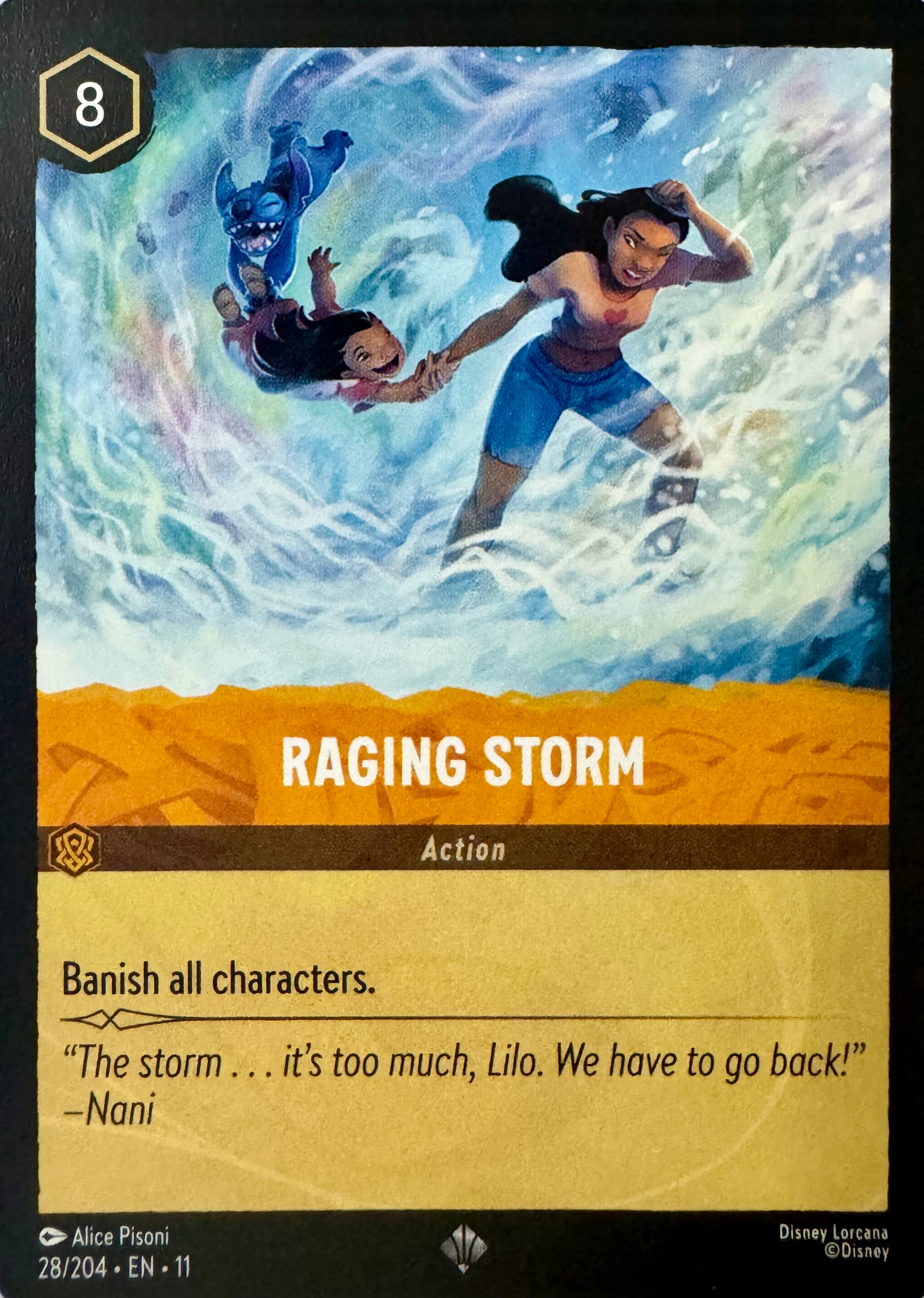 Disney Lorcana Raging Storm 28/204