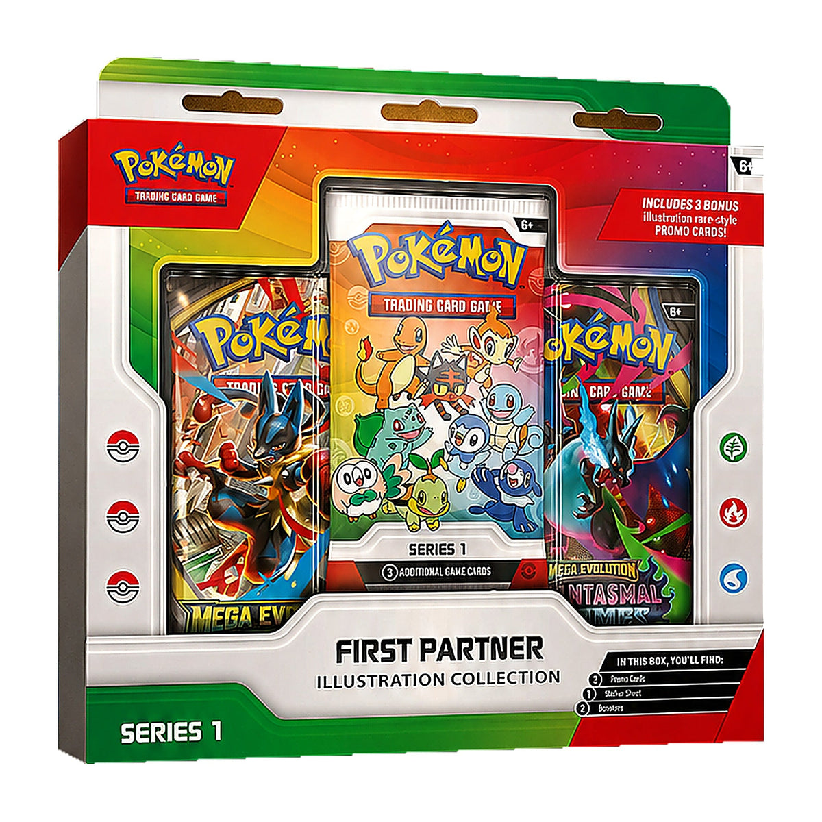 Pokemon TCG First Partners Illustration Collection sellado