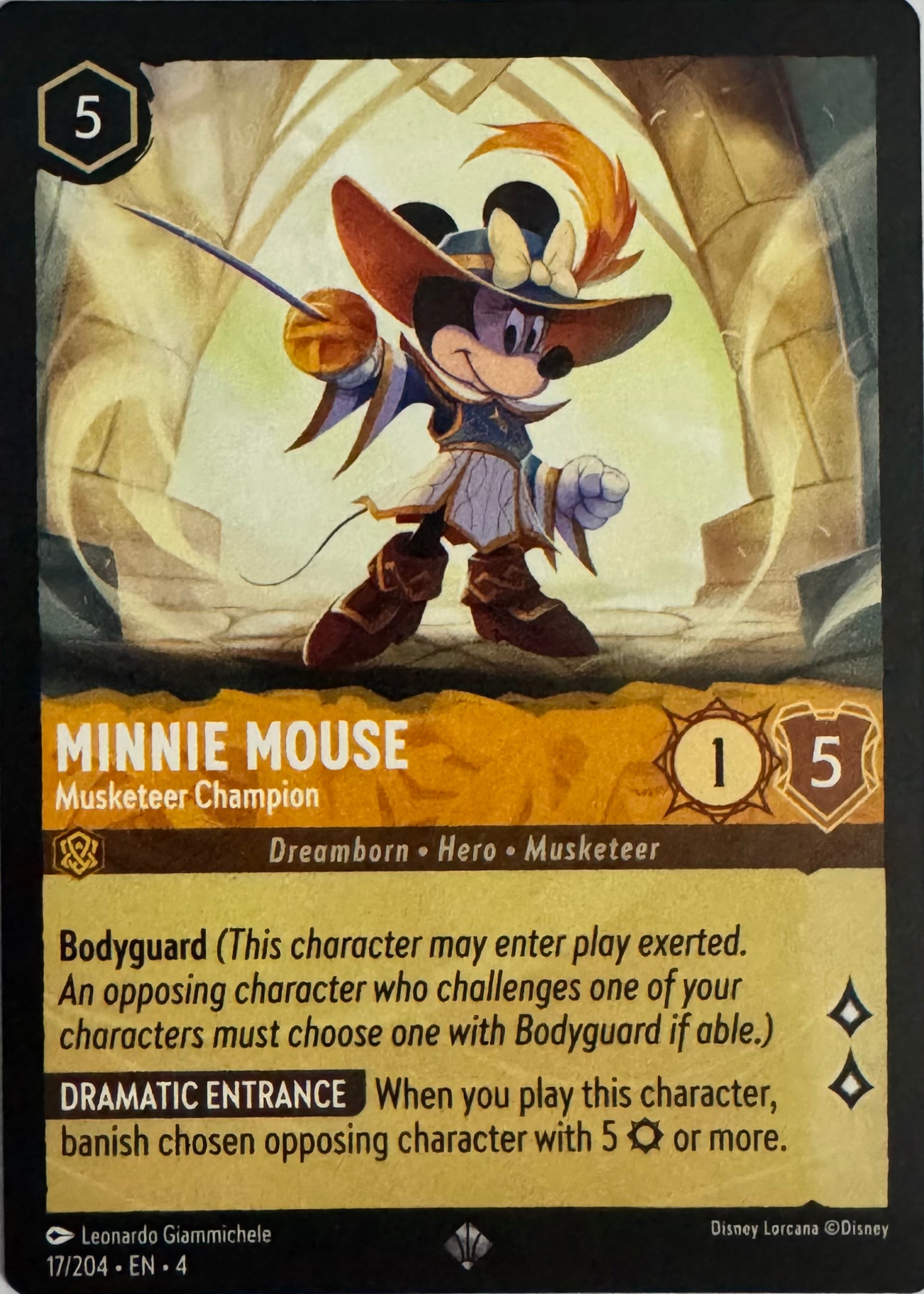 Disney Lorcana Minnie Mouse 17/204