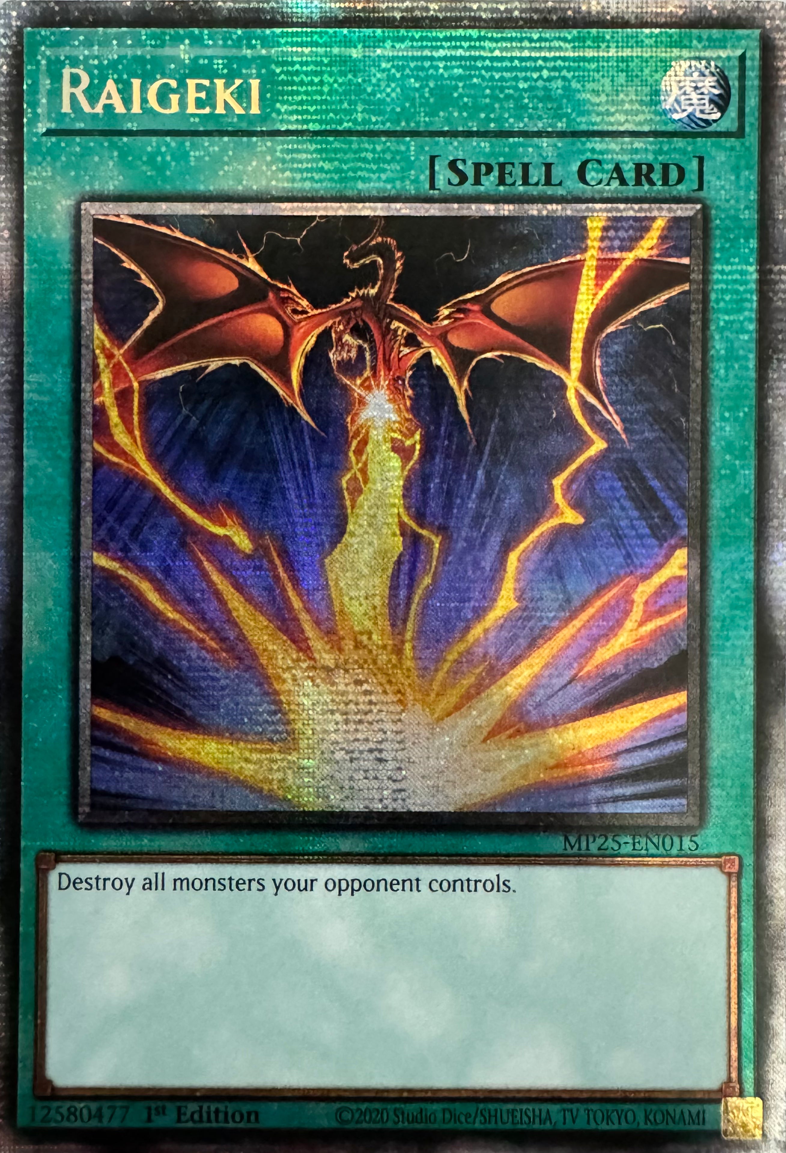 Yugioh! Raigeki Mp25-en015 1st Edition Starlight