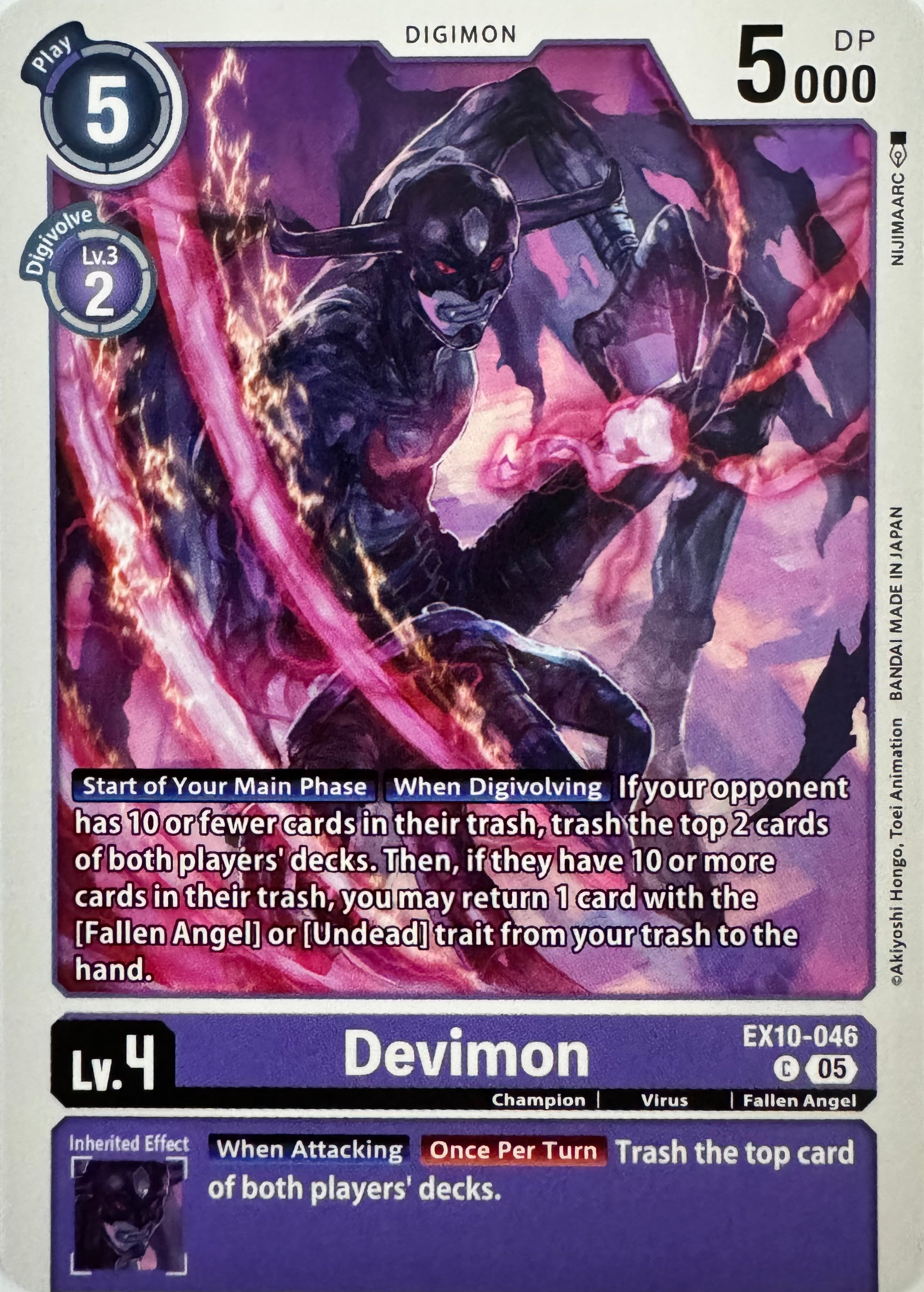 Digimon Tcg Devimon Ex10-046