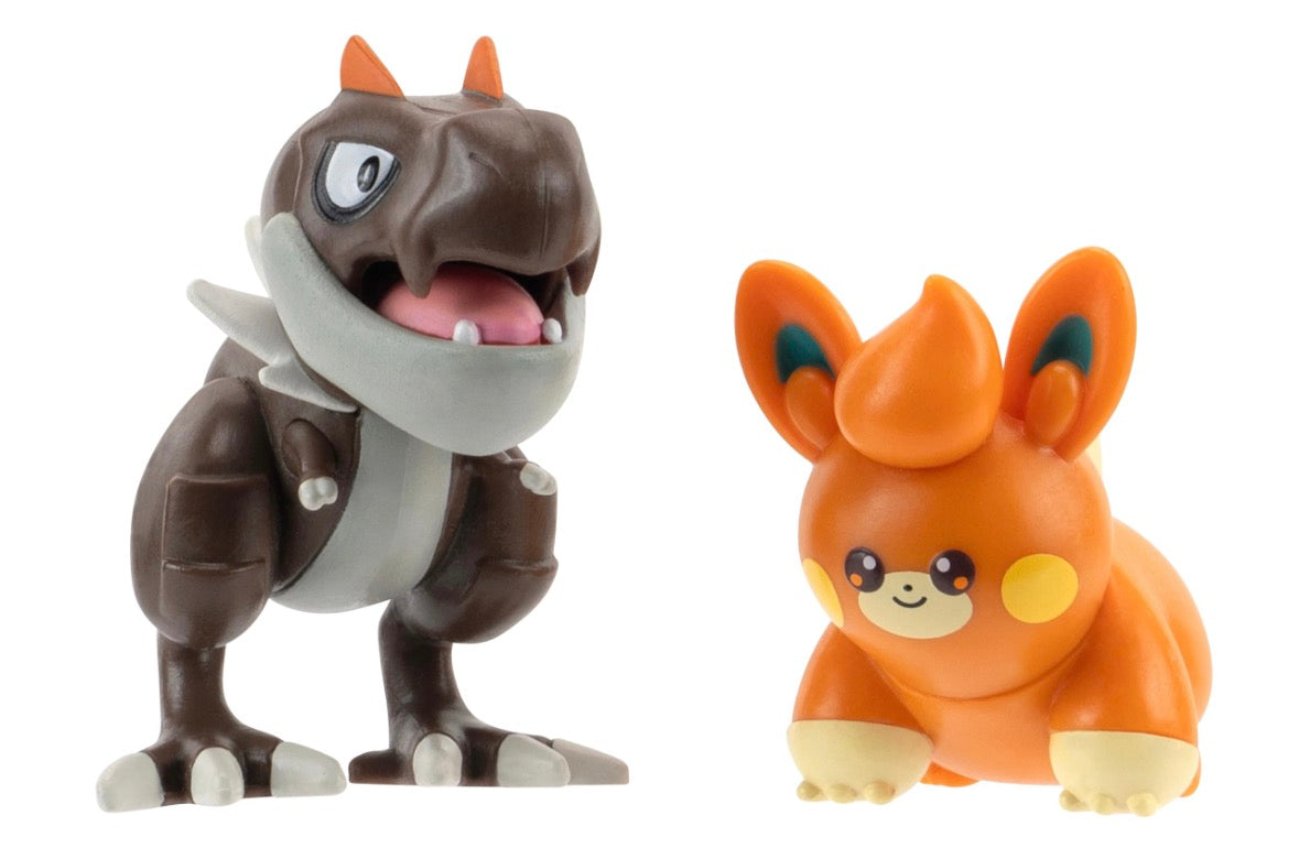 Pokemon Battle Figure Pawmi + Tyrunt