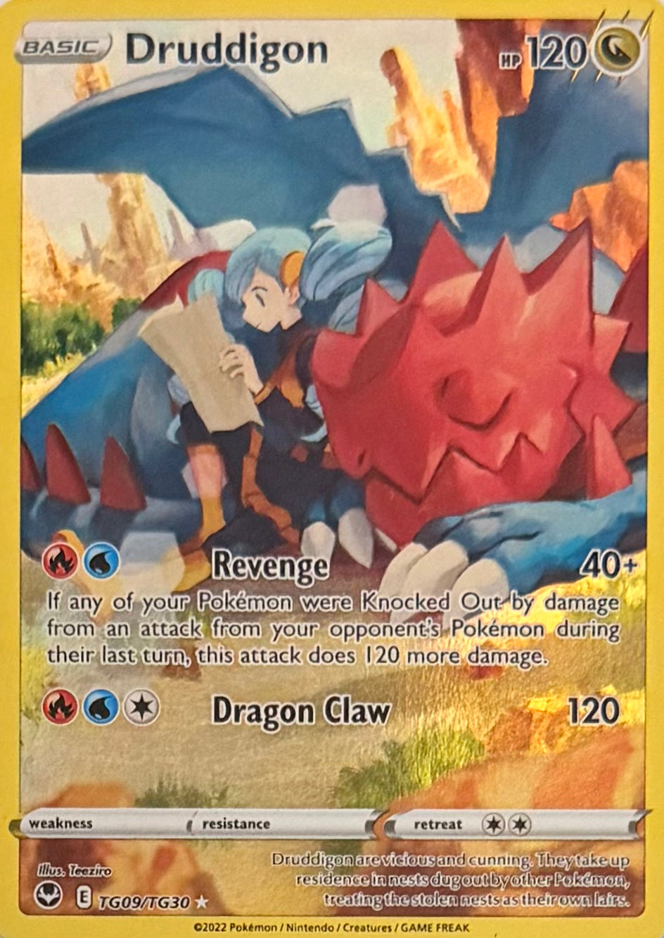 Pokemon Tcg Druddigon TG09/TG30