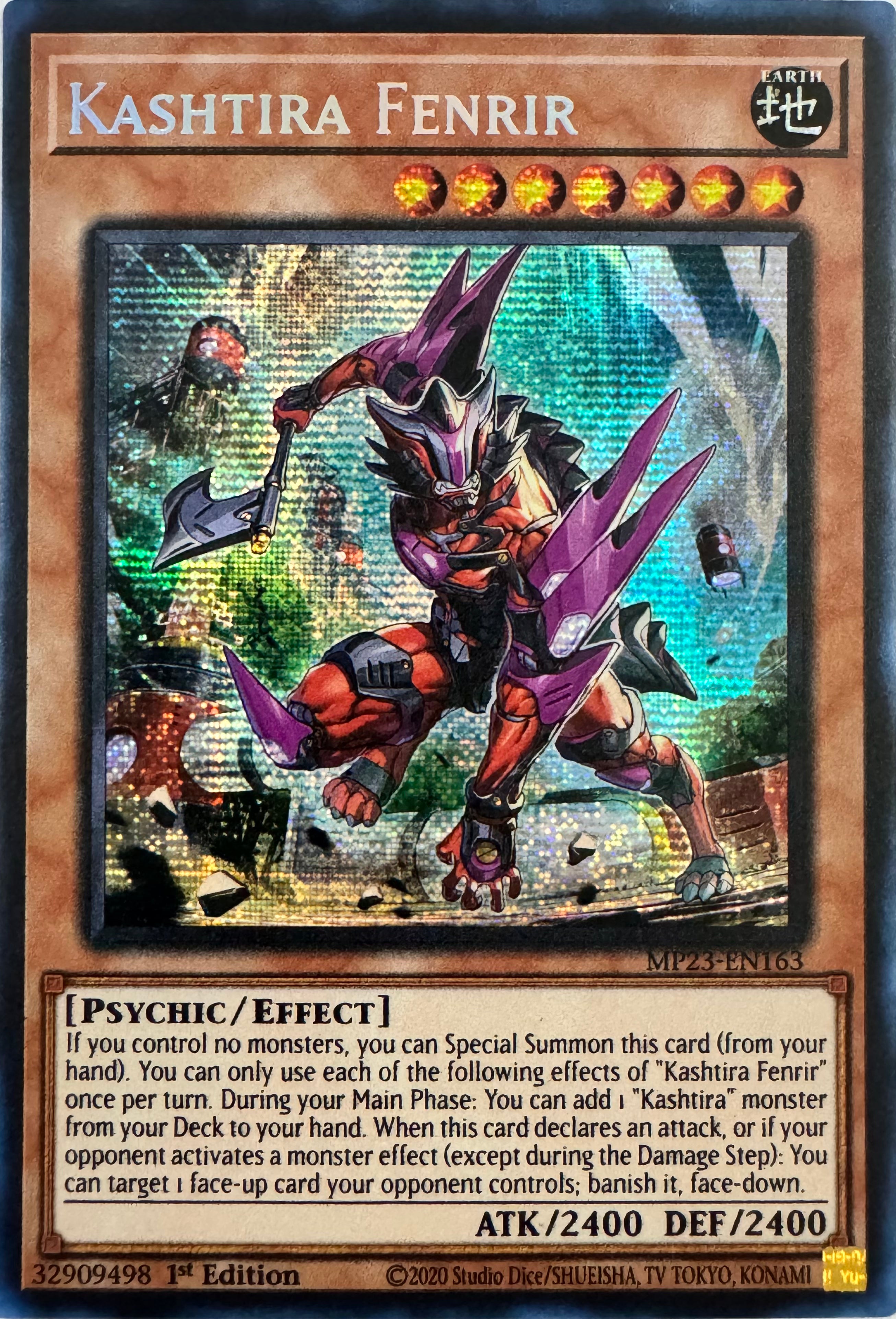 Yugioh! Kashtira Fenrir Mp23-en163 1st Edition