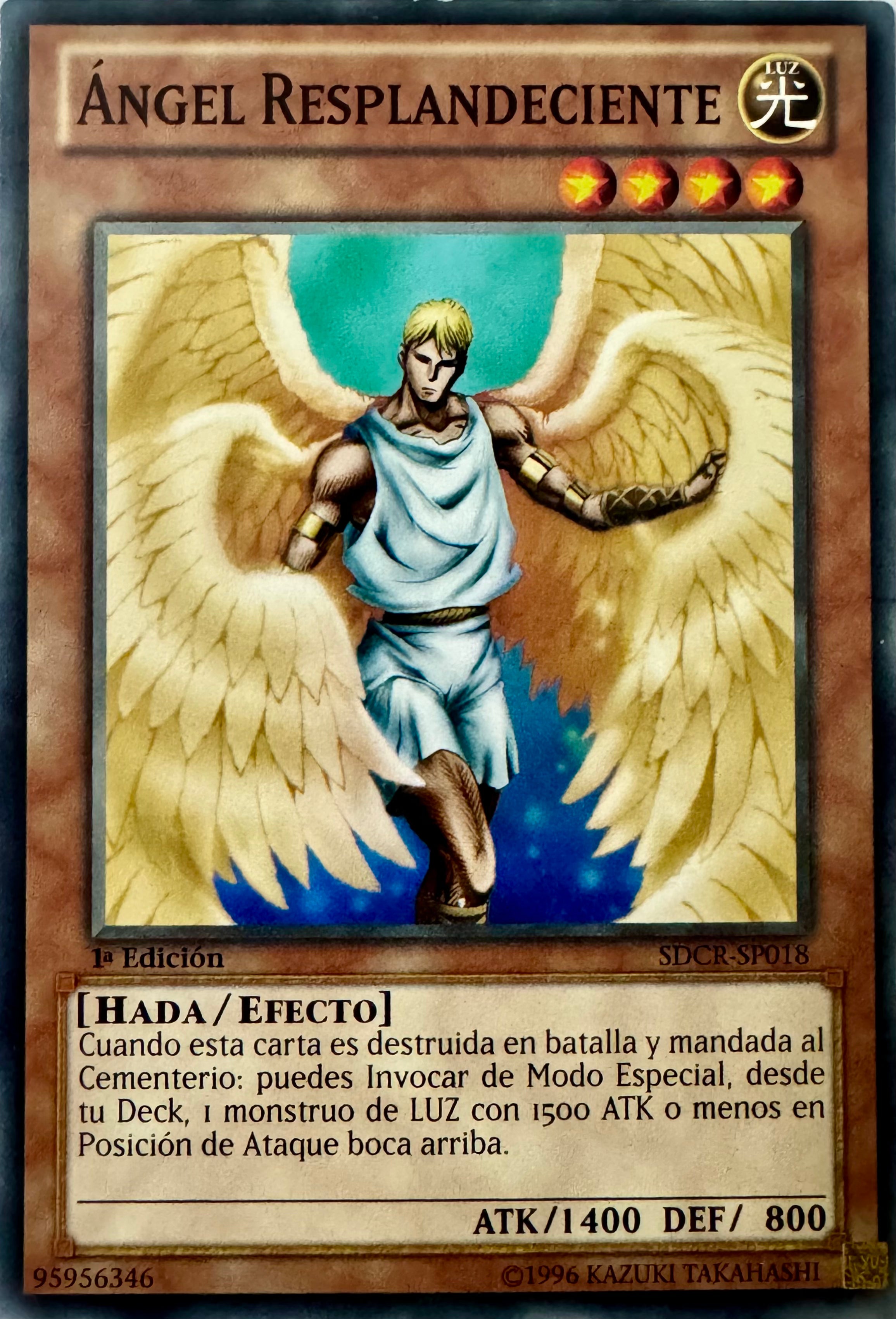 Yugioh! Ángel Resplandeciente Sdcr-sp018 Español 1st Edition
