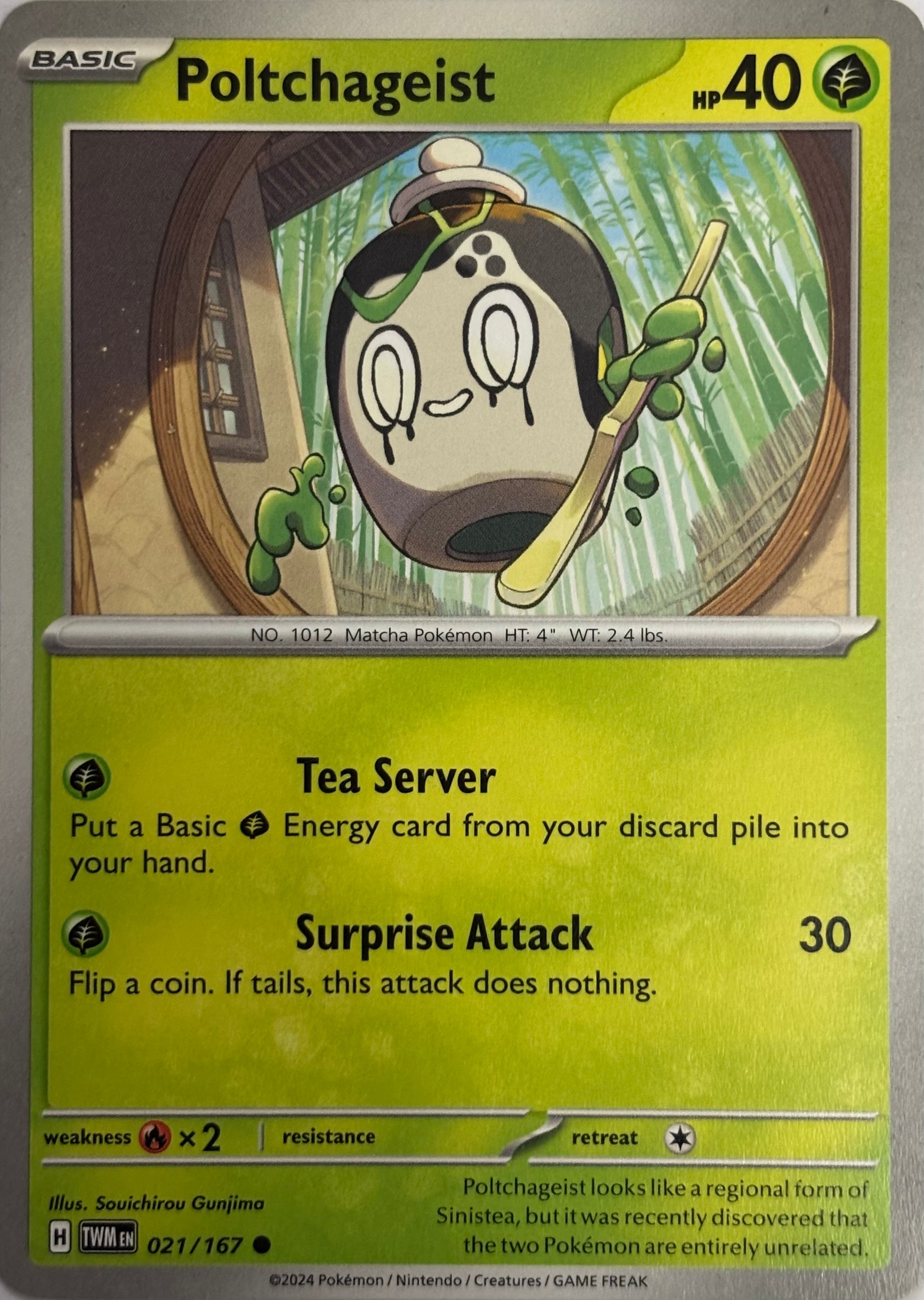 Pokemon Tcg Poltchageist 021/167