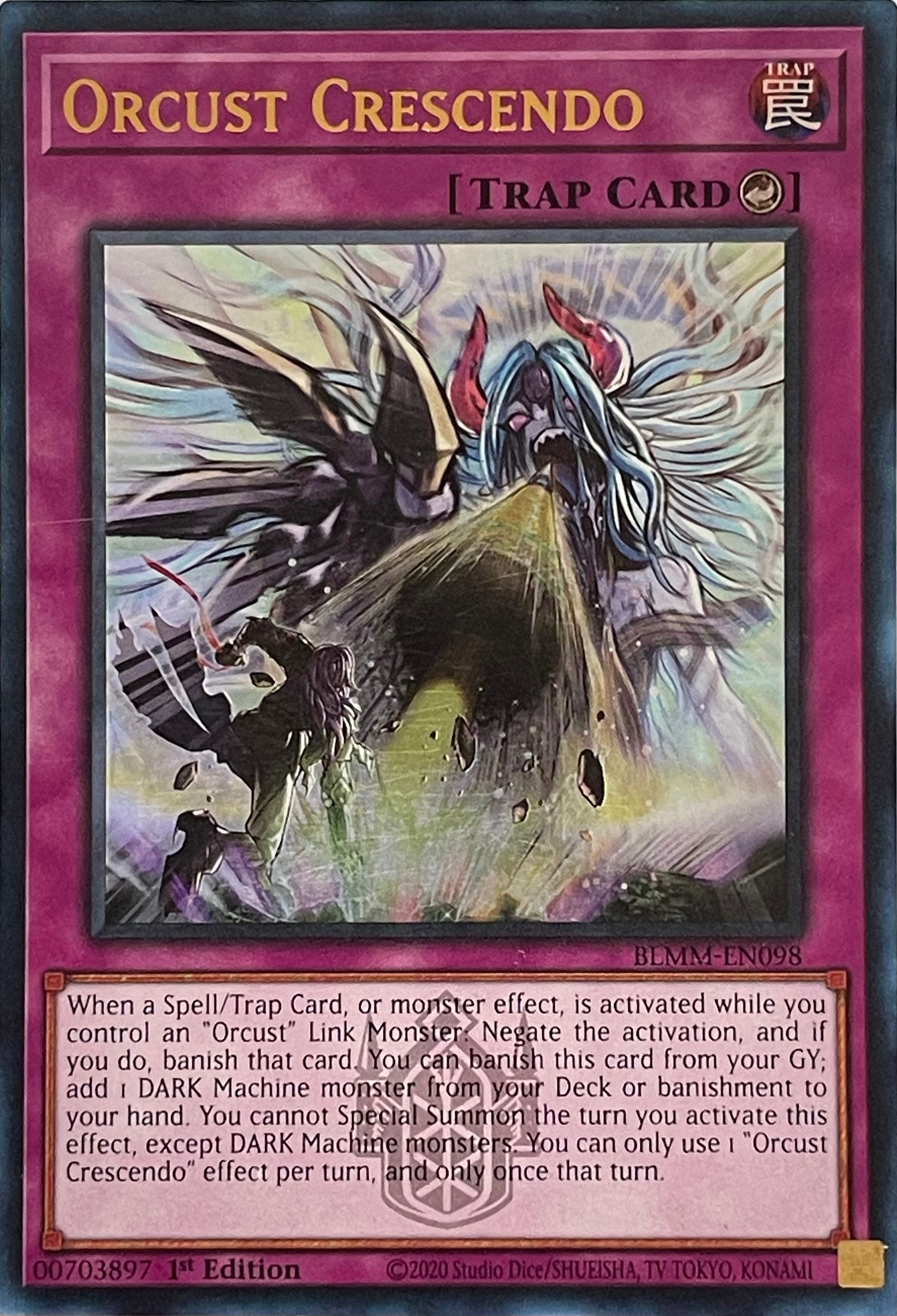 Yugioh! Orcust Crescendo BLMM-EN098 1st Edition Ultra