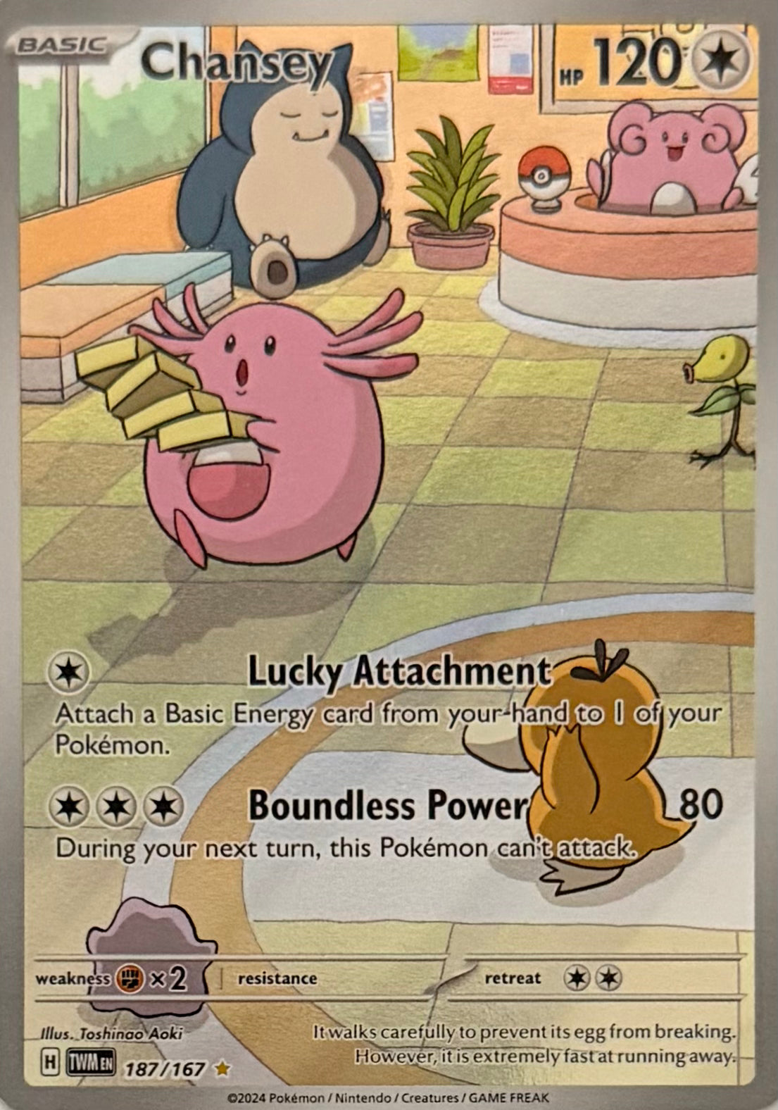 Pokemon Tcg Chansey 187/167