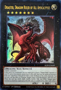 Yugioh! Disaster, Dragon Ruler Of All Apocalypses Alin-en049 1st Edition Ultra