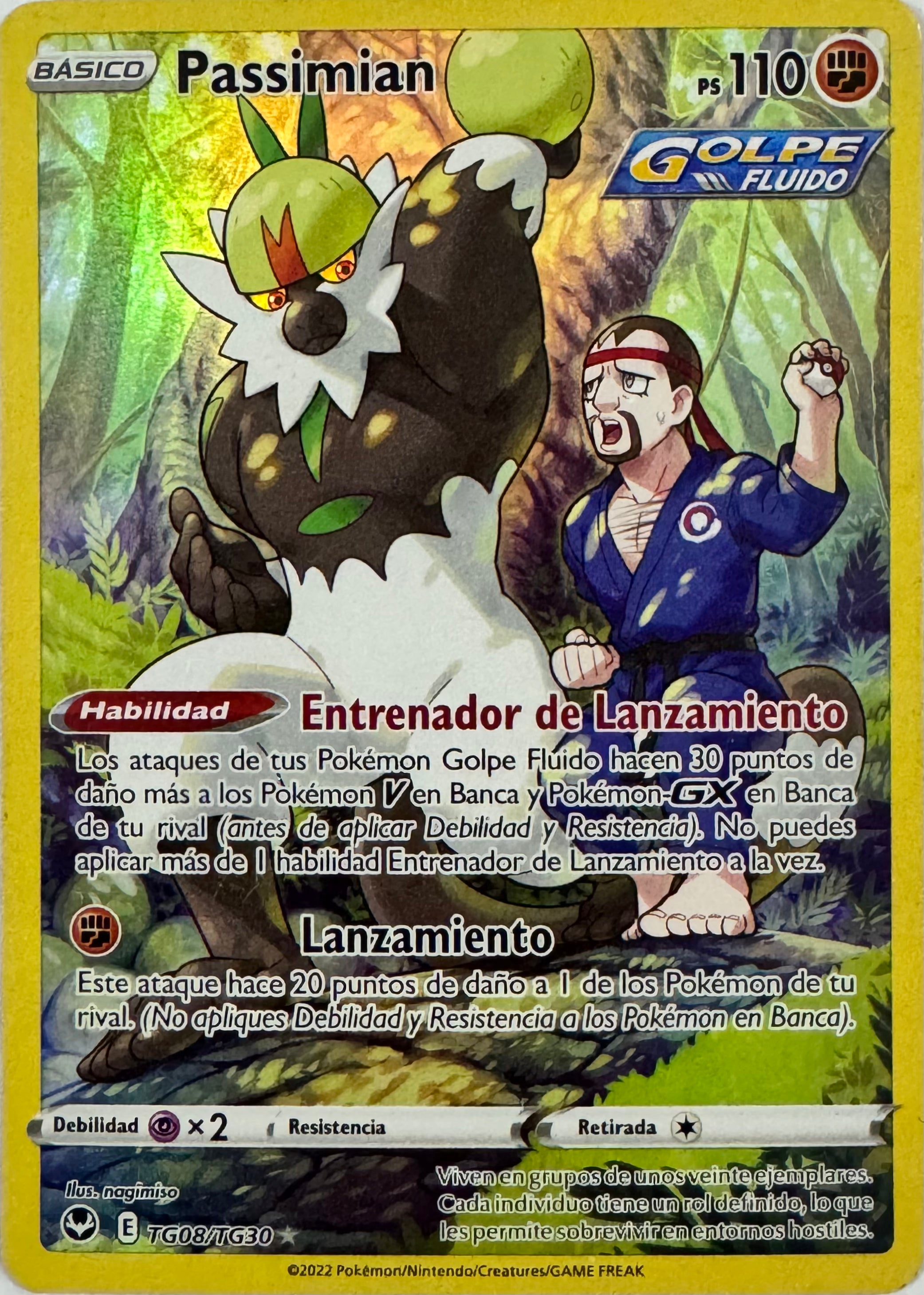 Pokemon Tcg Passimian Tg08/tg30 Español