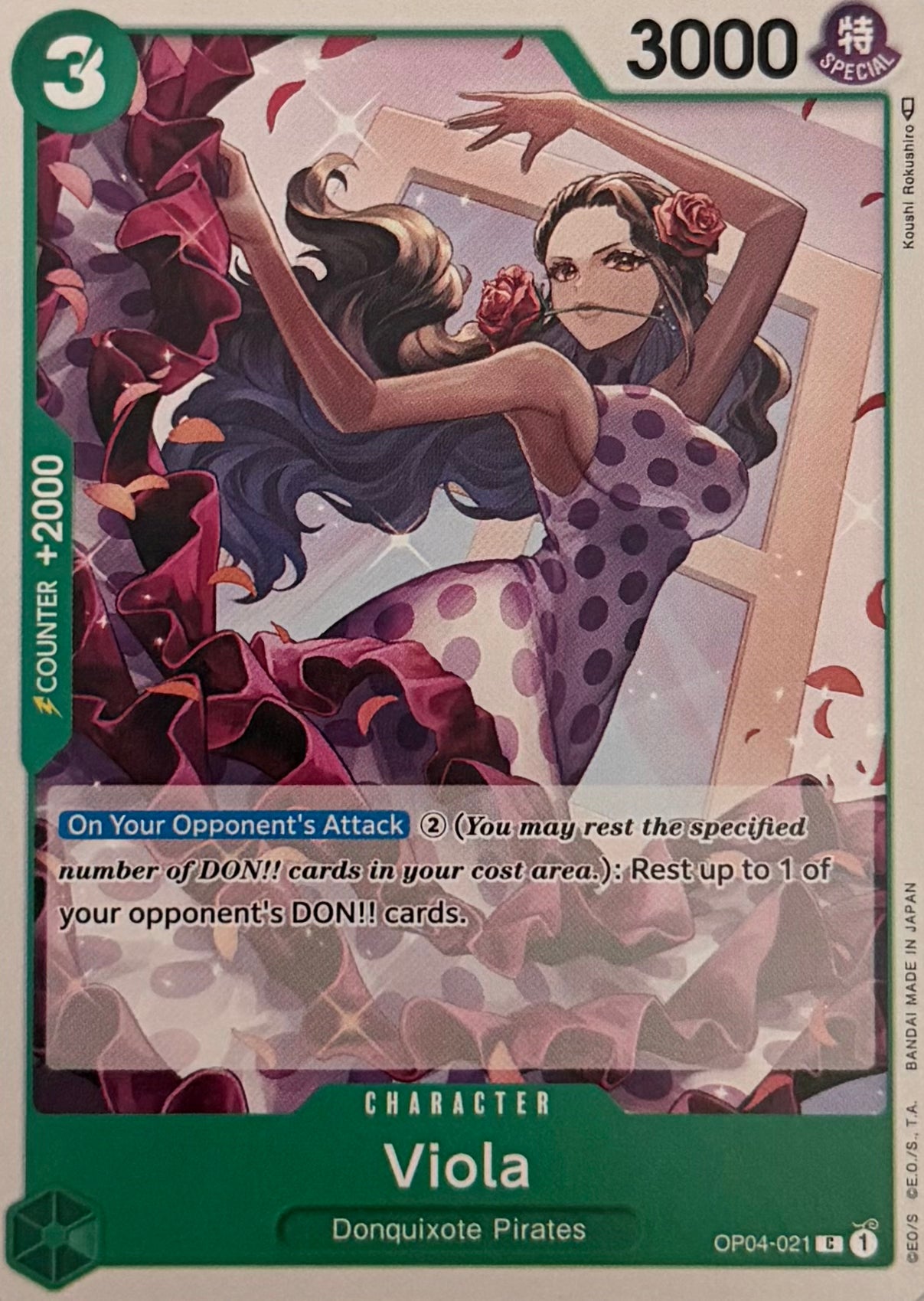 One Piece Tcg Viola OP04-021