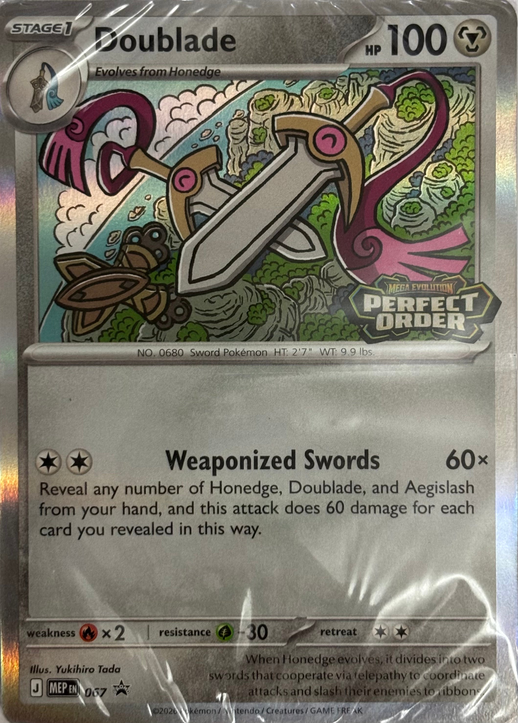 Pokemon Tcg Perfect Order Build & Battle Pack Doublade 067