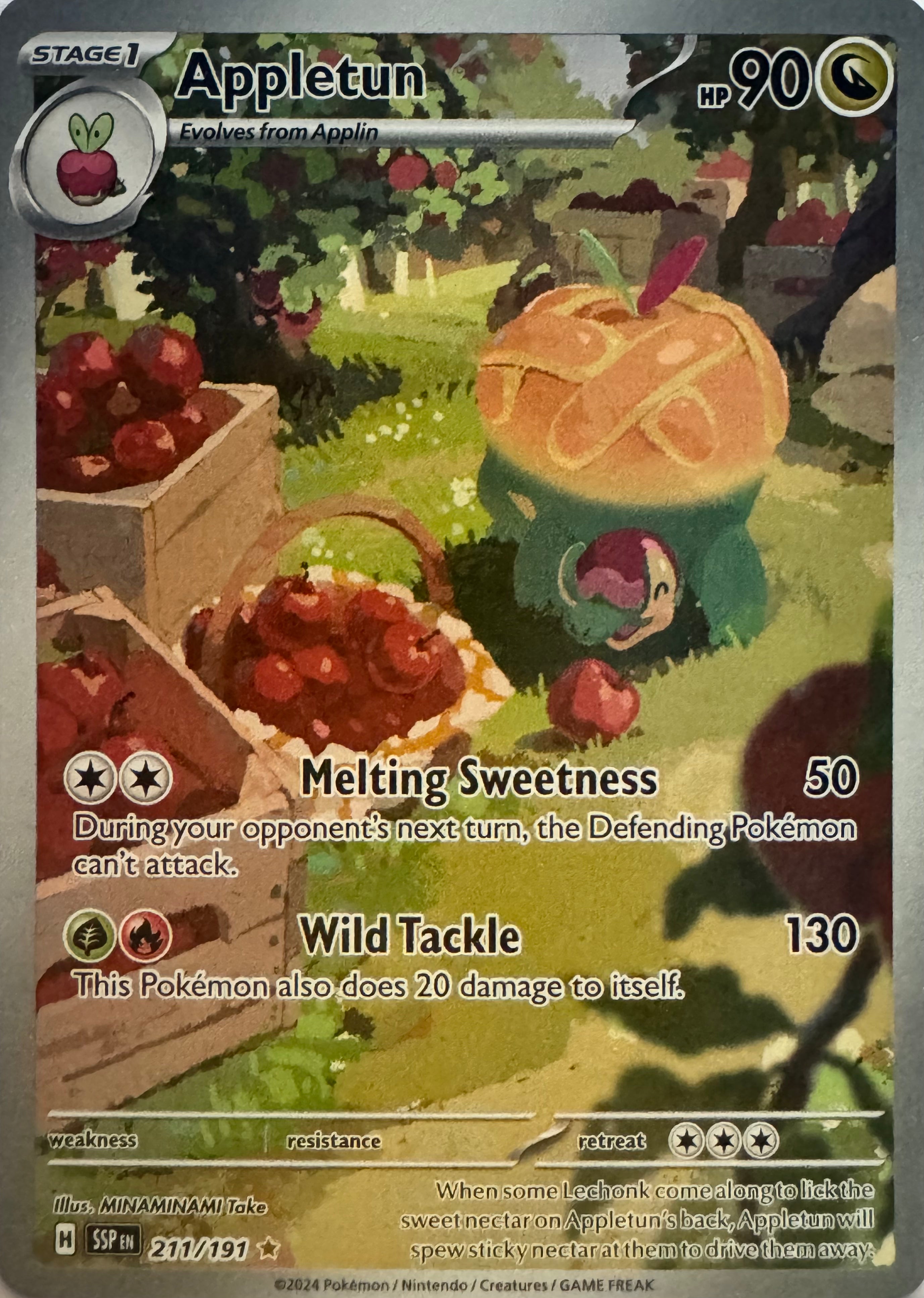 Pokemon Tcg Appletun 211/191