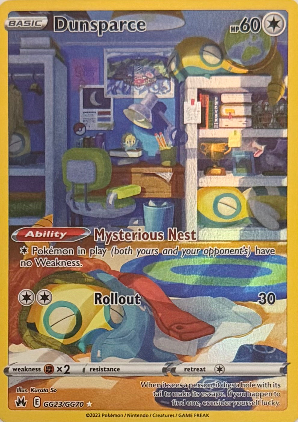 Pokemon Tcg Dunsparce GG23/GG70