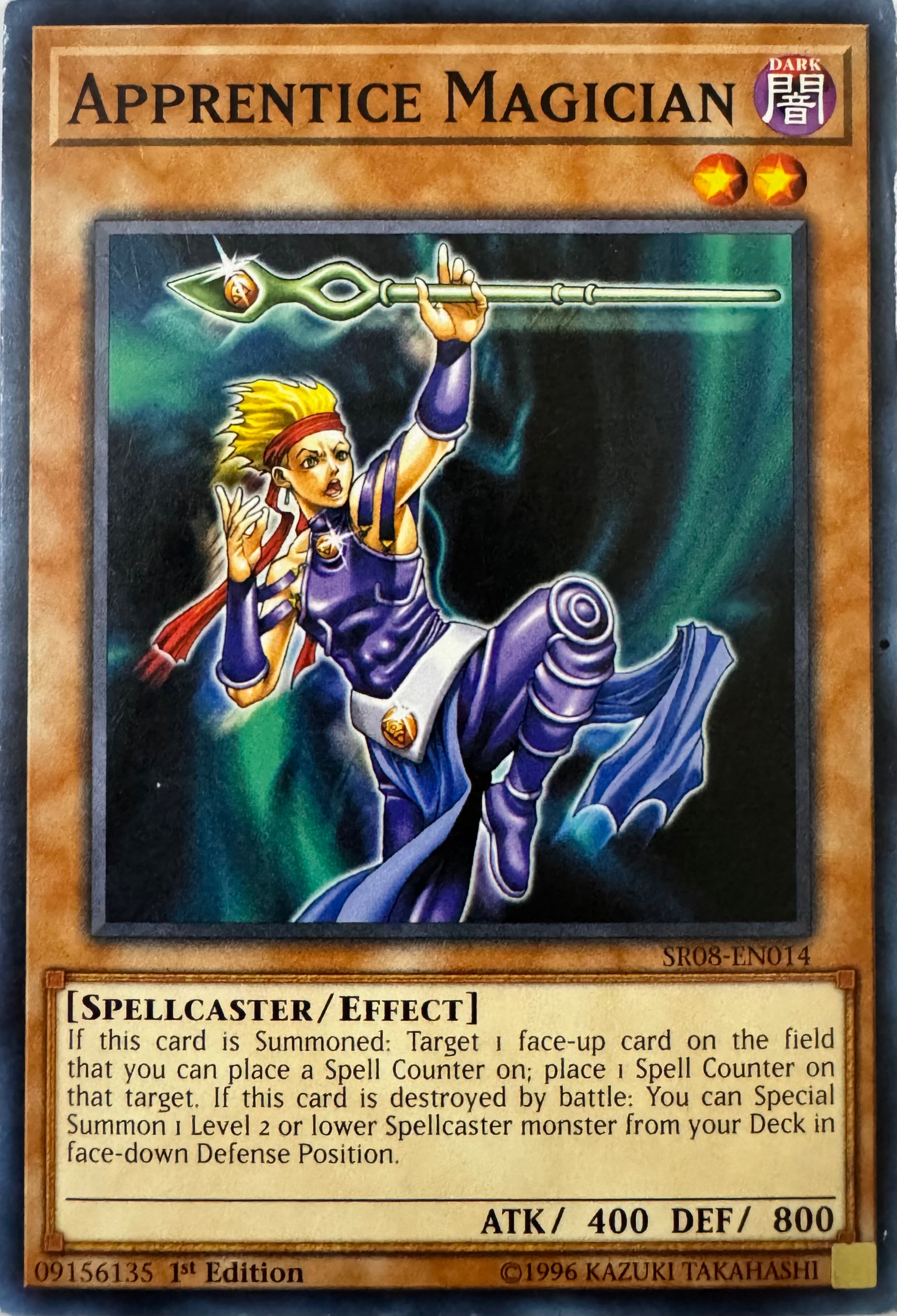 Yugioh! Apprentice Magician Sr08-en014 1st Edition