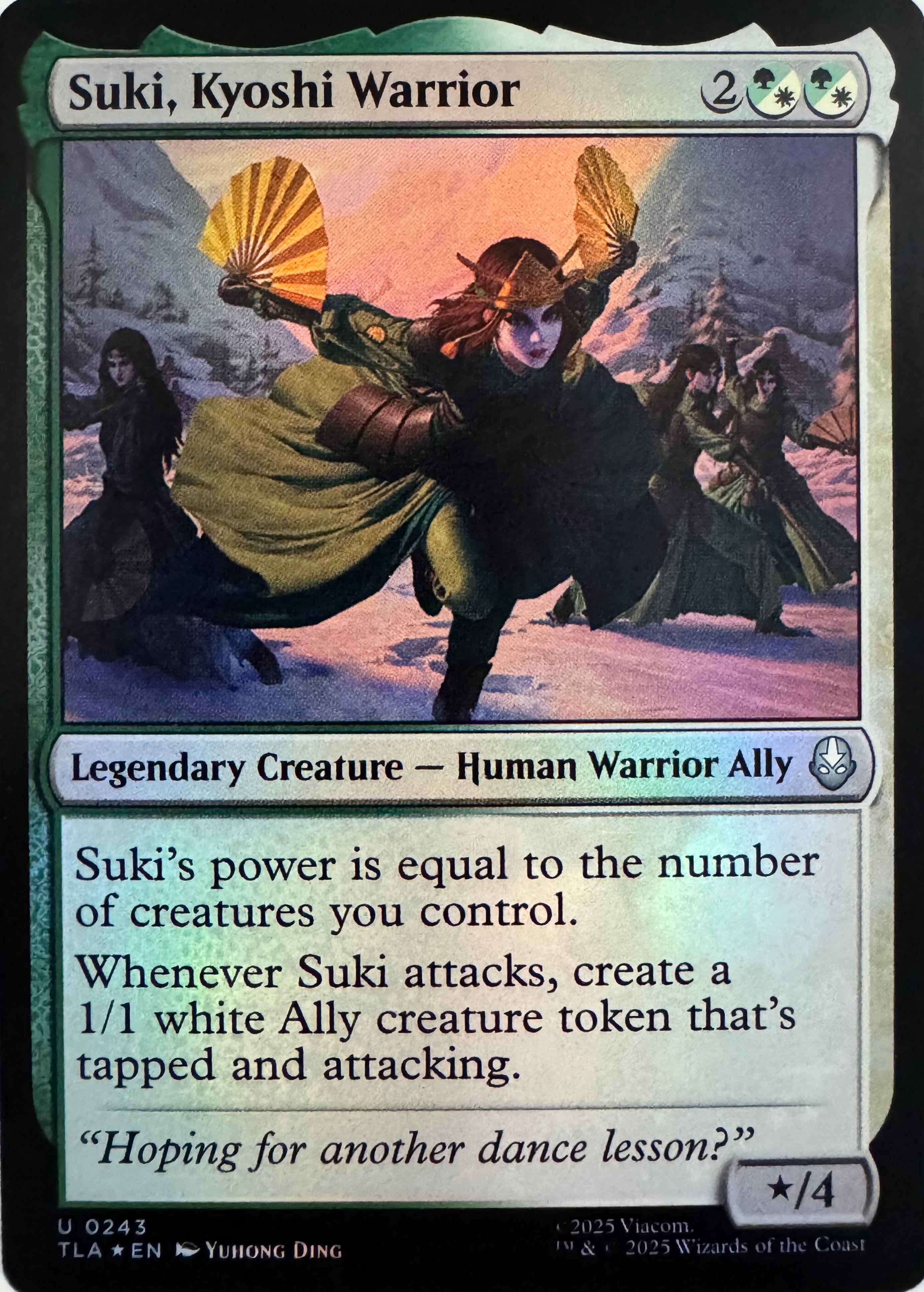 Magic Suki, Kyoshi Warrior 0243 Foil