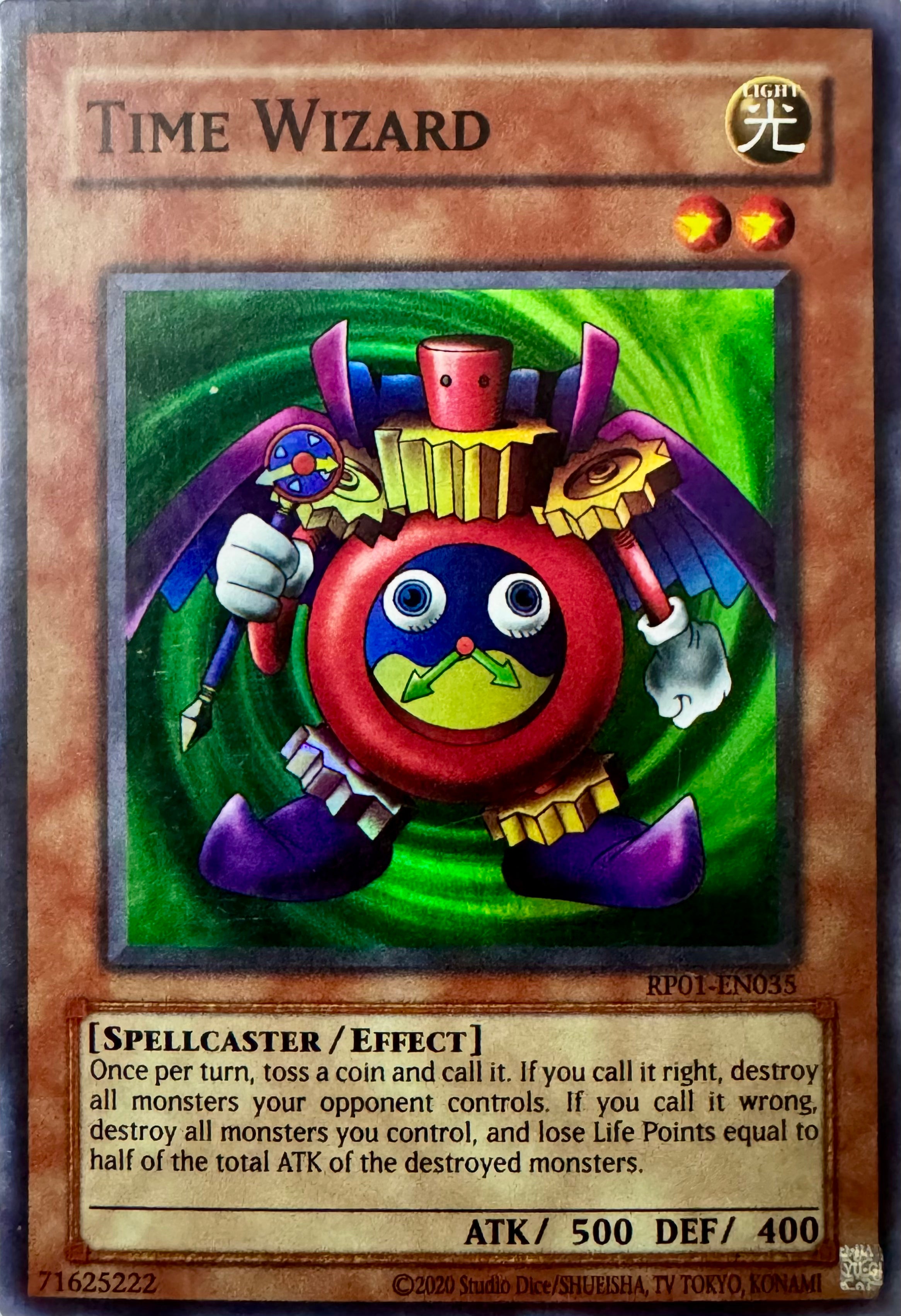 Yugioh! Time Wizard rp01-en035 Super Rare