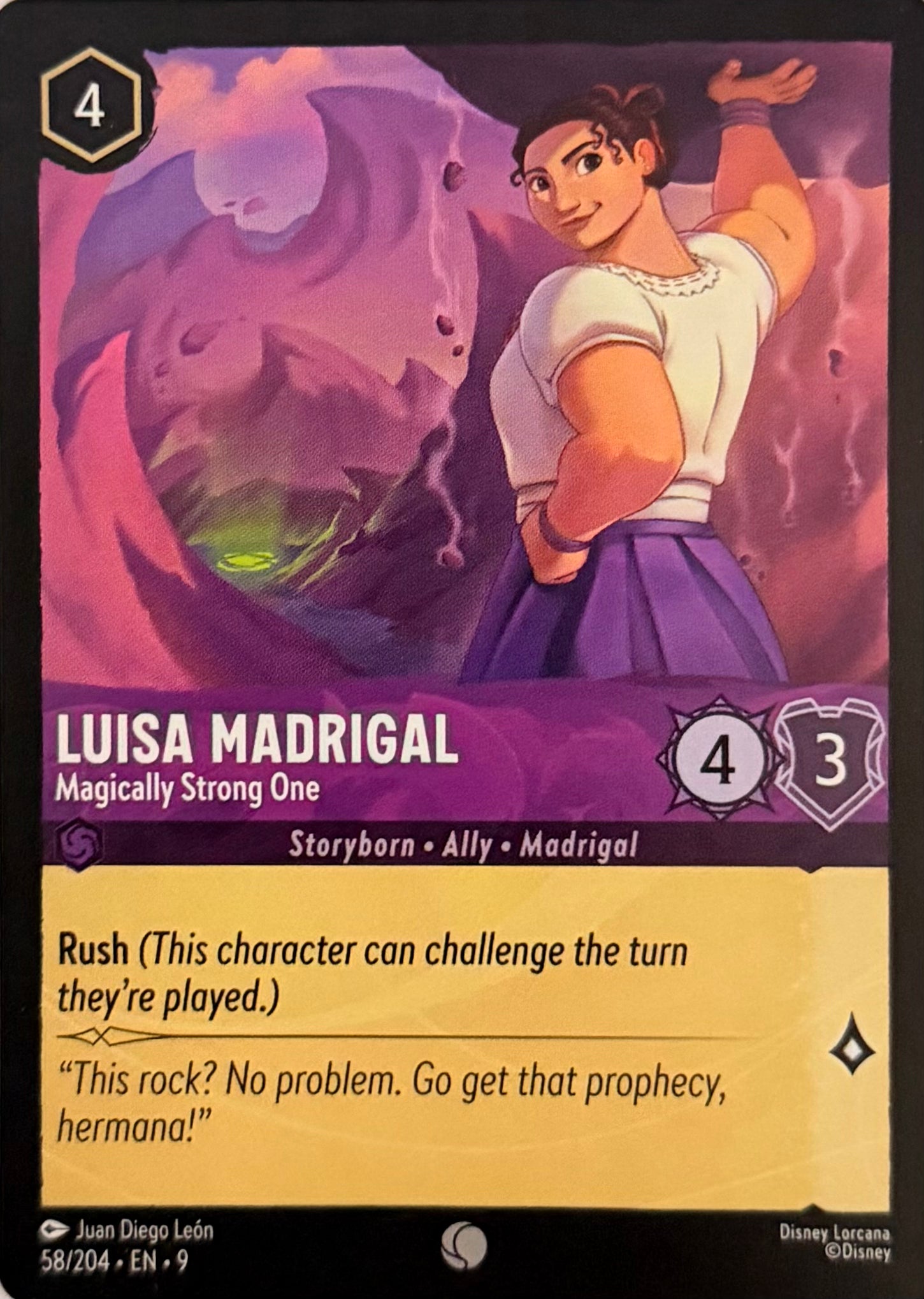 Disney Lorcana Luisa Madrigal 58/204