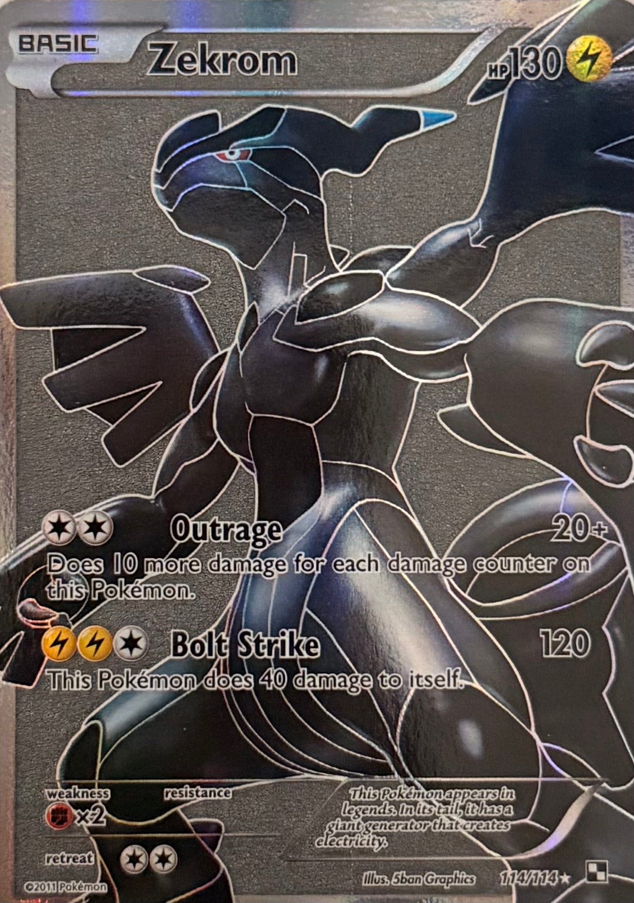 Pokemon Tcg Zekrom 114/114