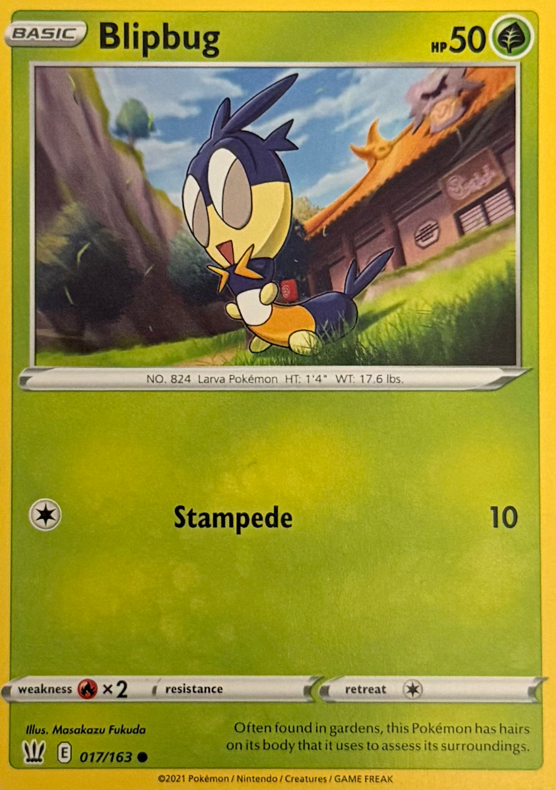 Pokemon Tcg Blipbug 017/163