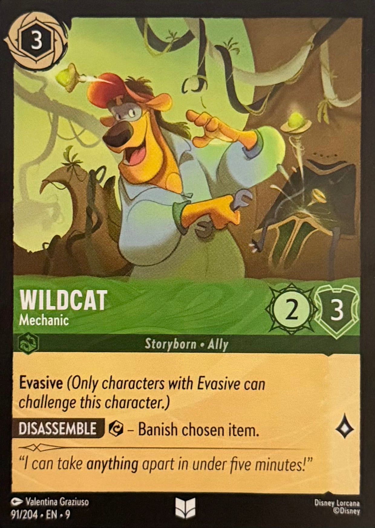 Disney Lorcana Wildcat 91/204