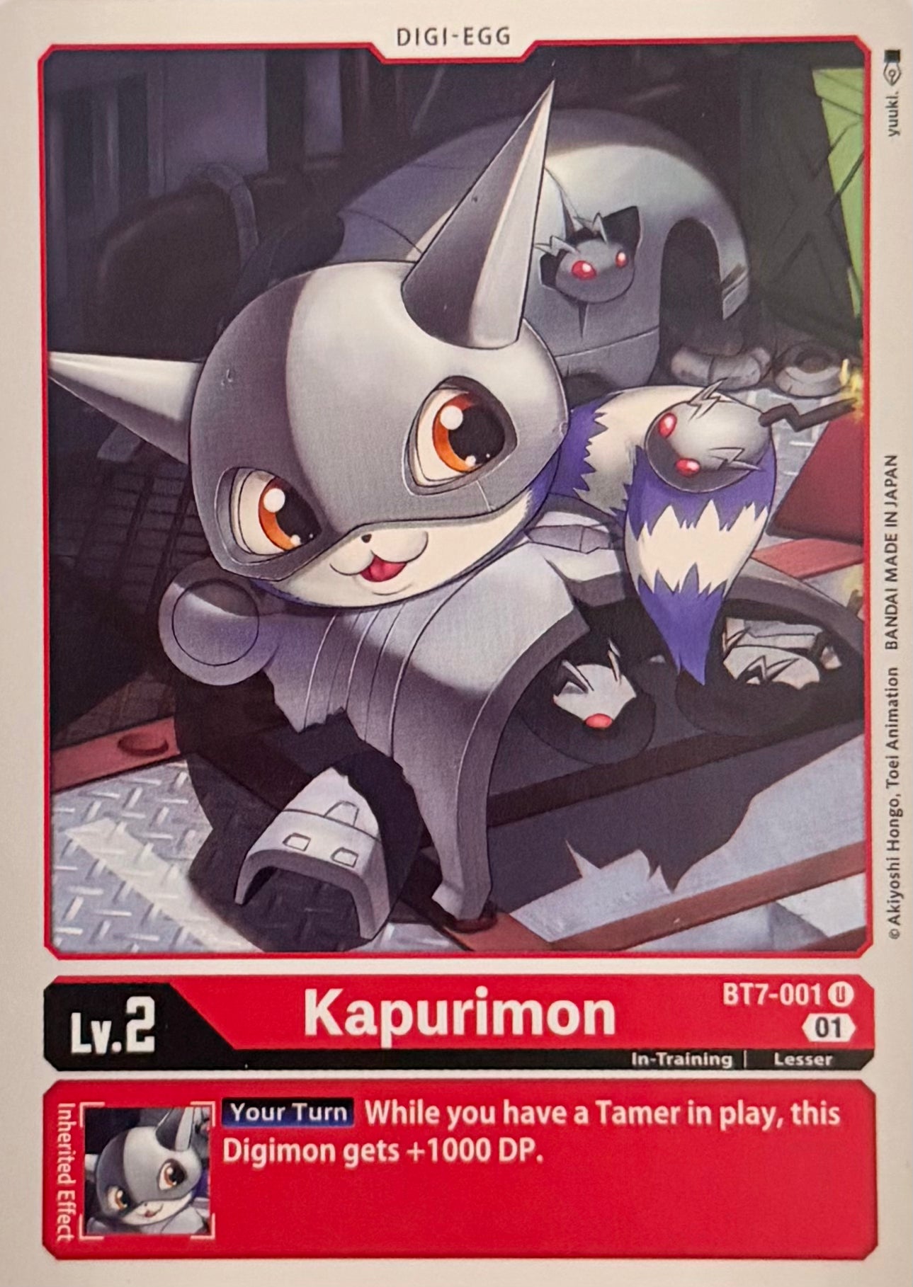 Digimon Tcg Kapurimon BT7-001