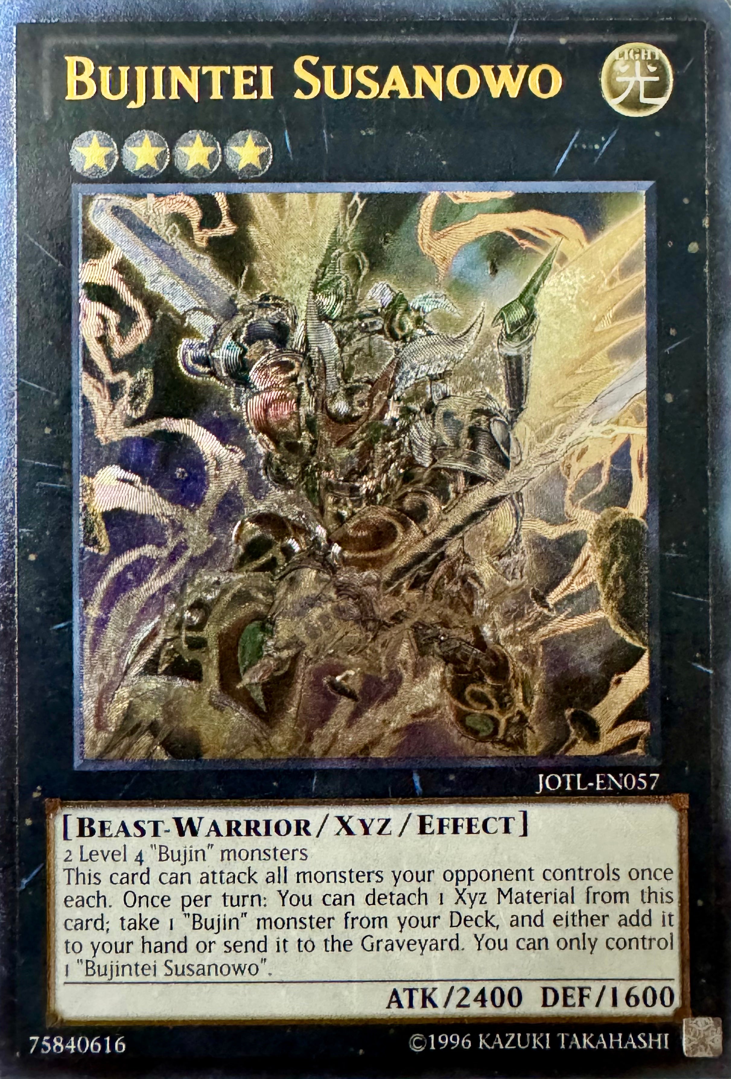 Yugioh! Bujintei Susanowo Jotl-en057 Ultimate Rare