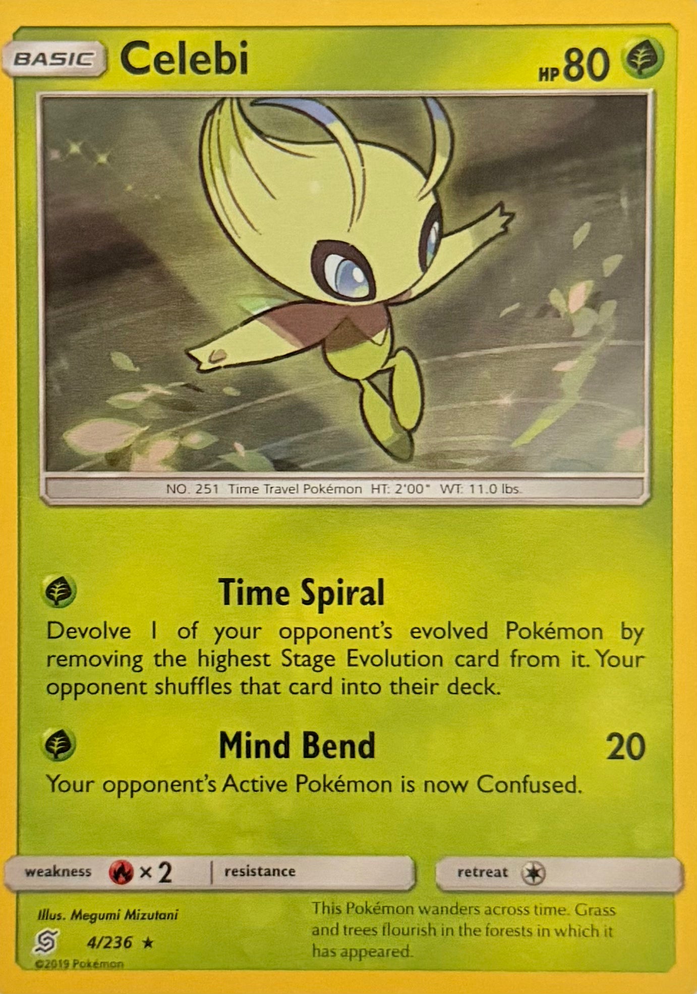 Pokemon Tcg Celebi 4/236 Holo