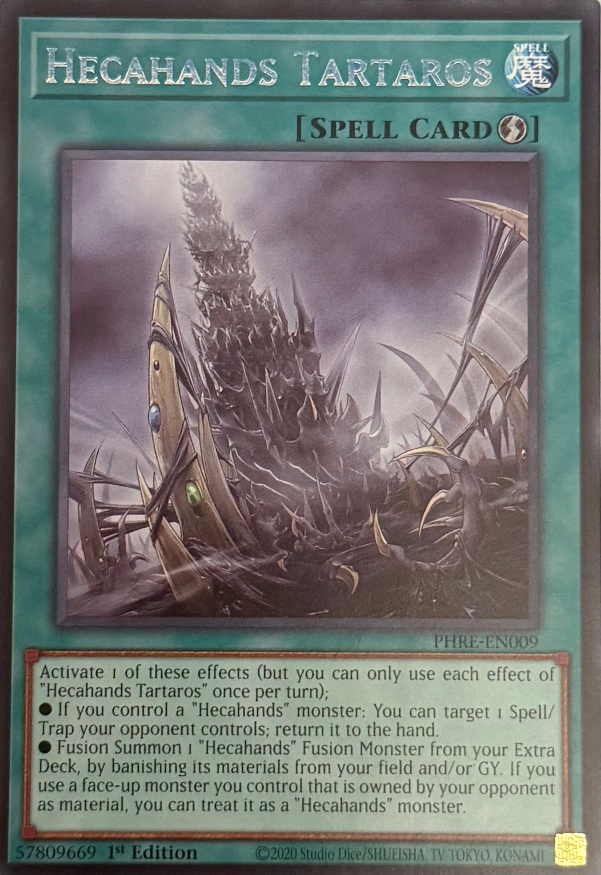 Yugioh! Hecahands Tartaros PHRE-EN009