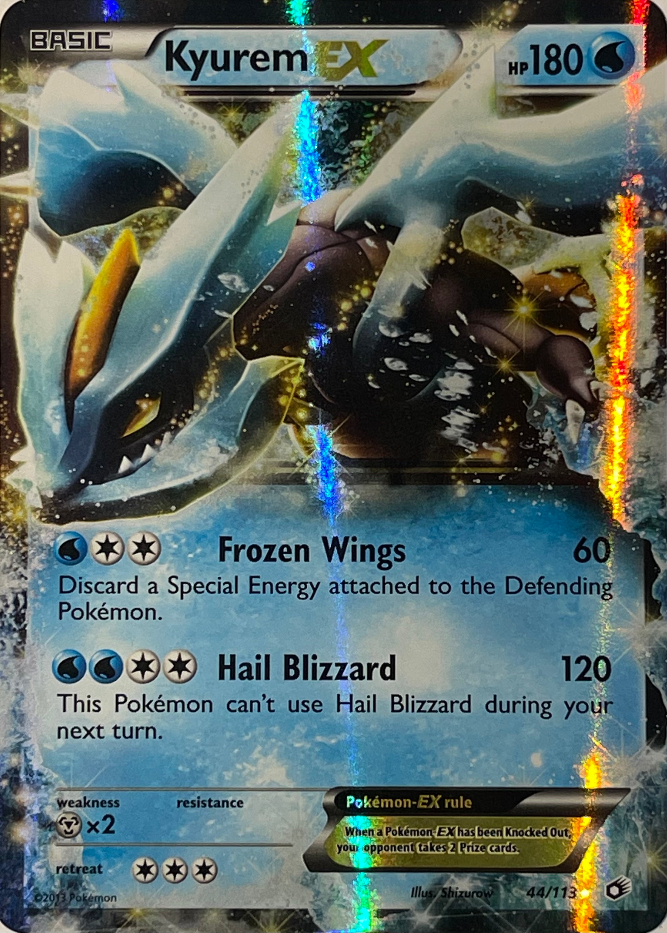 Pokemon Tcg Kyurem EX 44/113 Ultra rare
