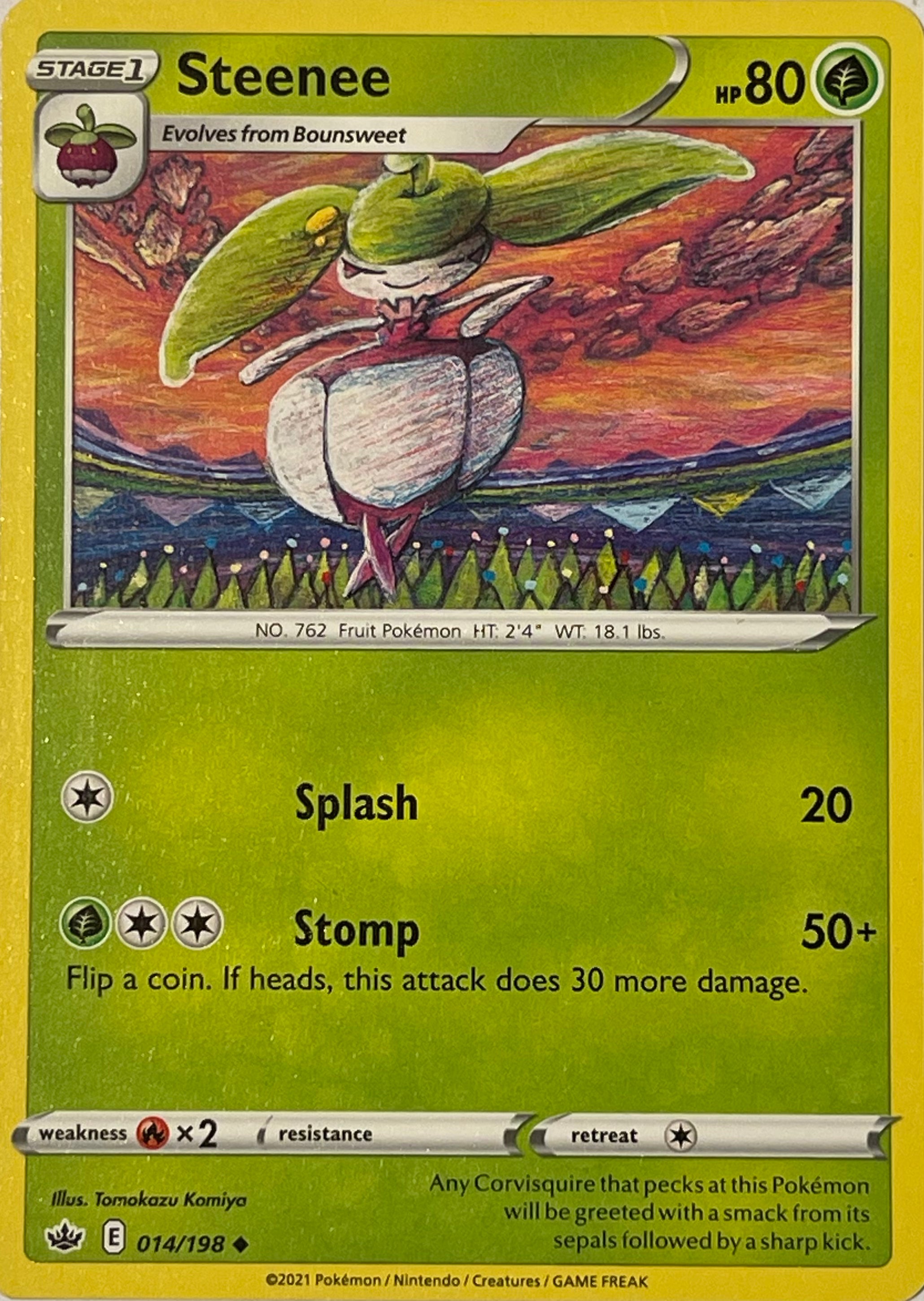 Pokemon Tcg Steenee 014/198