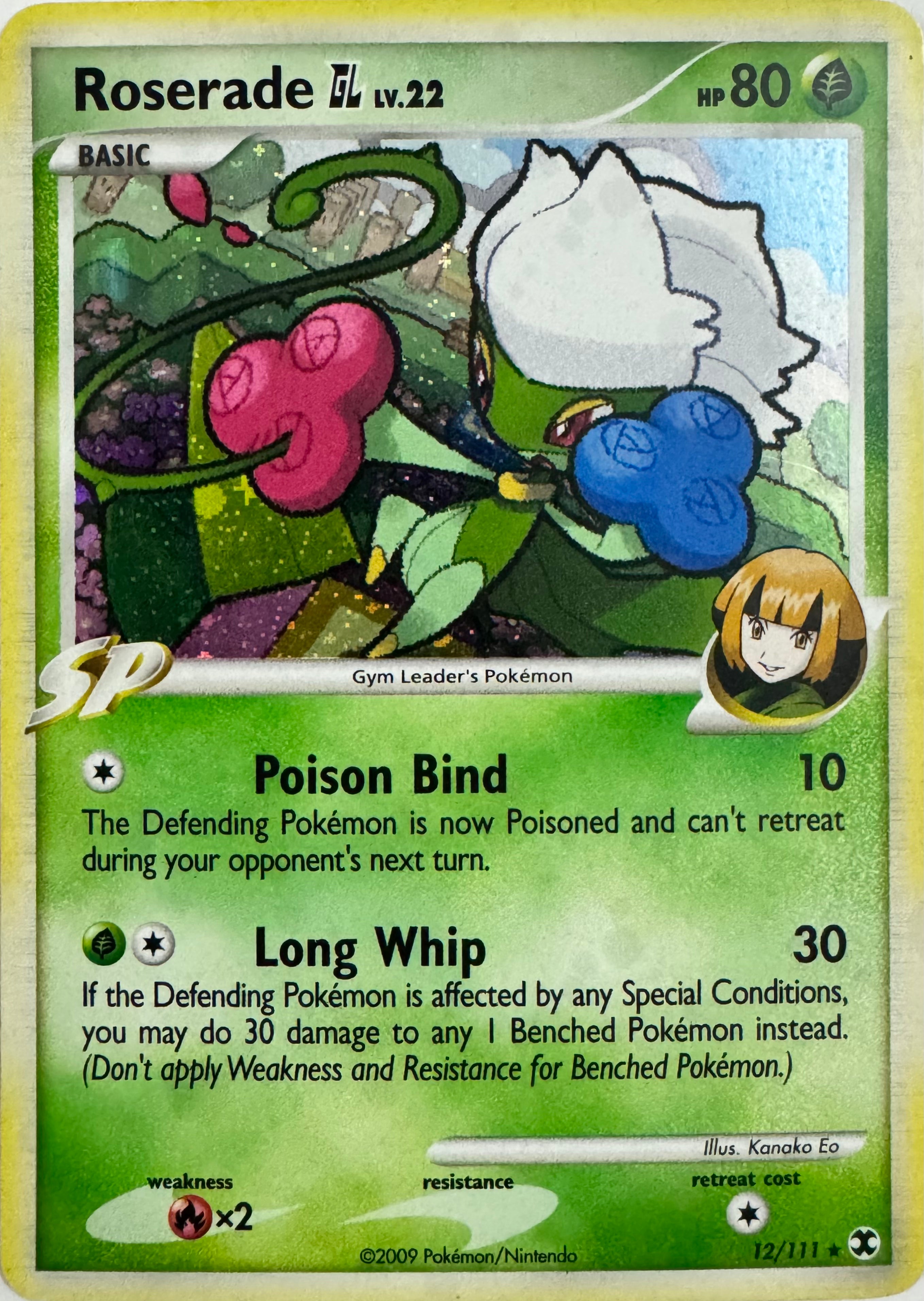 Pokemon Tcg Roserade GL Lv.22 12/111