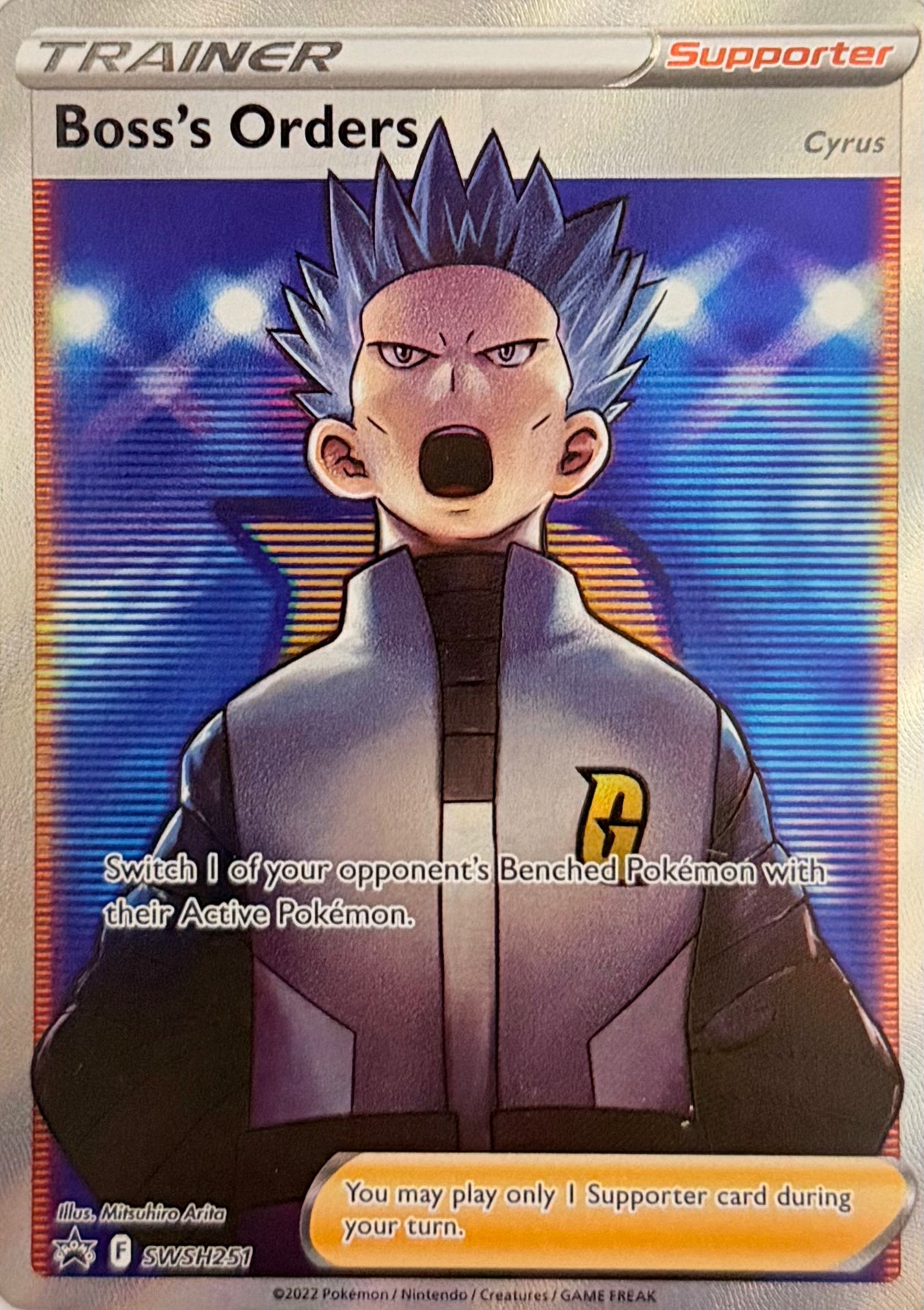 Pokemon Tcg Boss’s Orders SWSH251