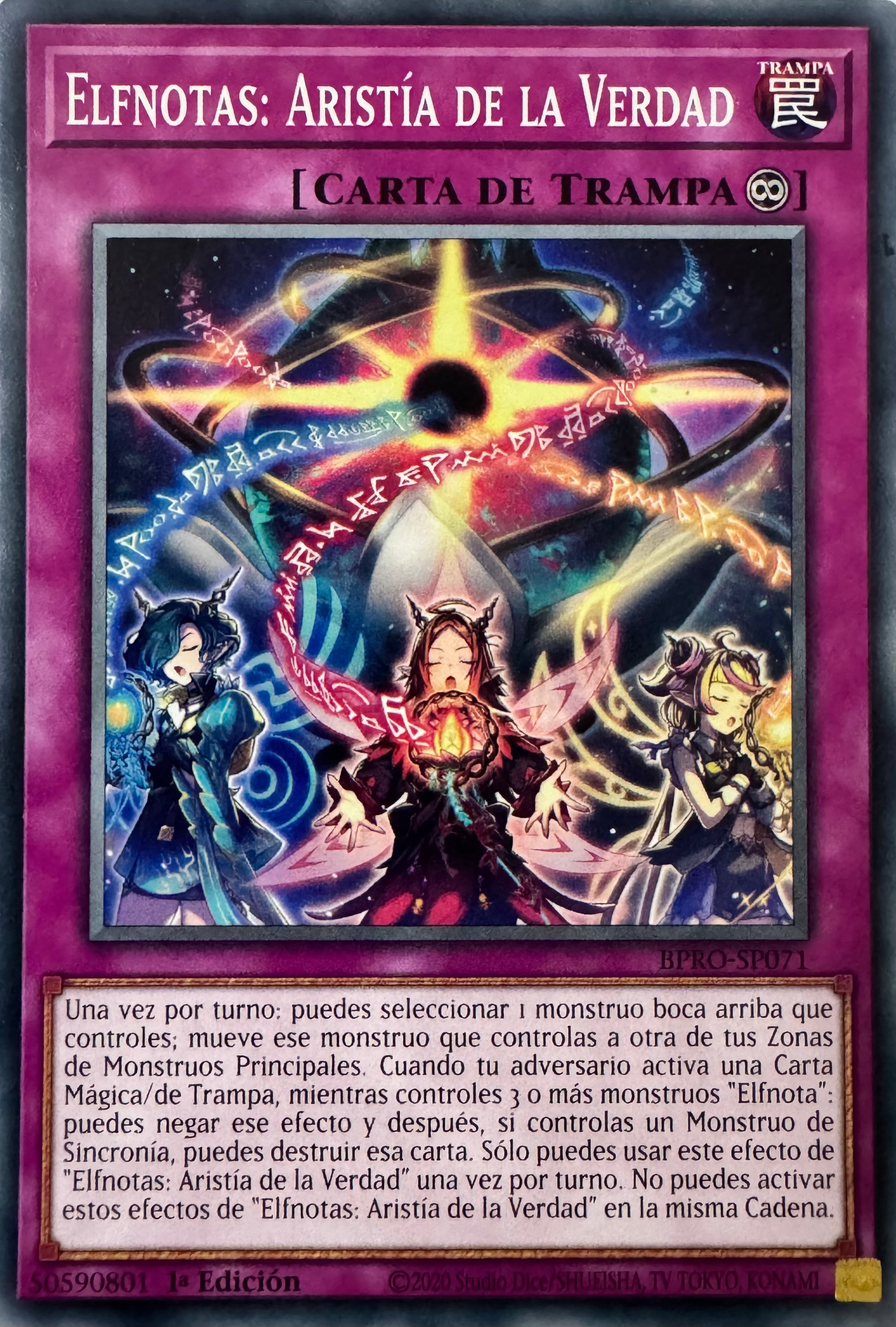 Yugioh! Elfnotas: Asistía De La Verdad Bpro-sp071 1a Edición