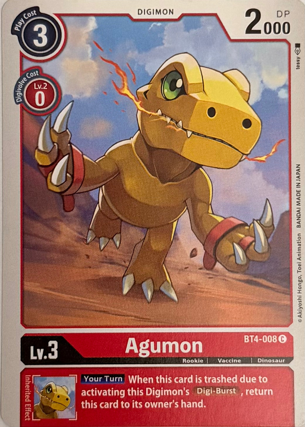 Digimon Tcg Agumon Bt4-008