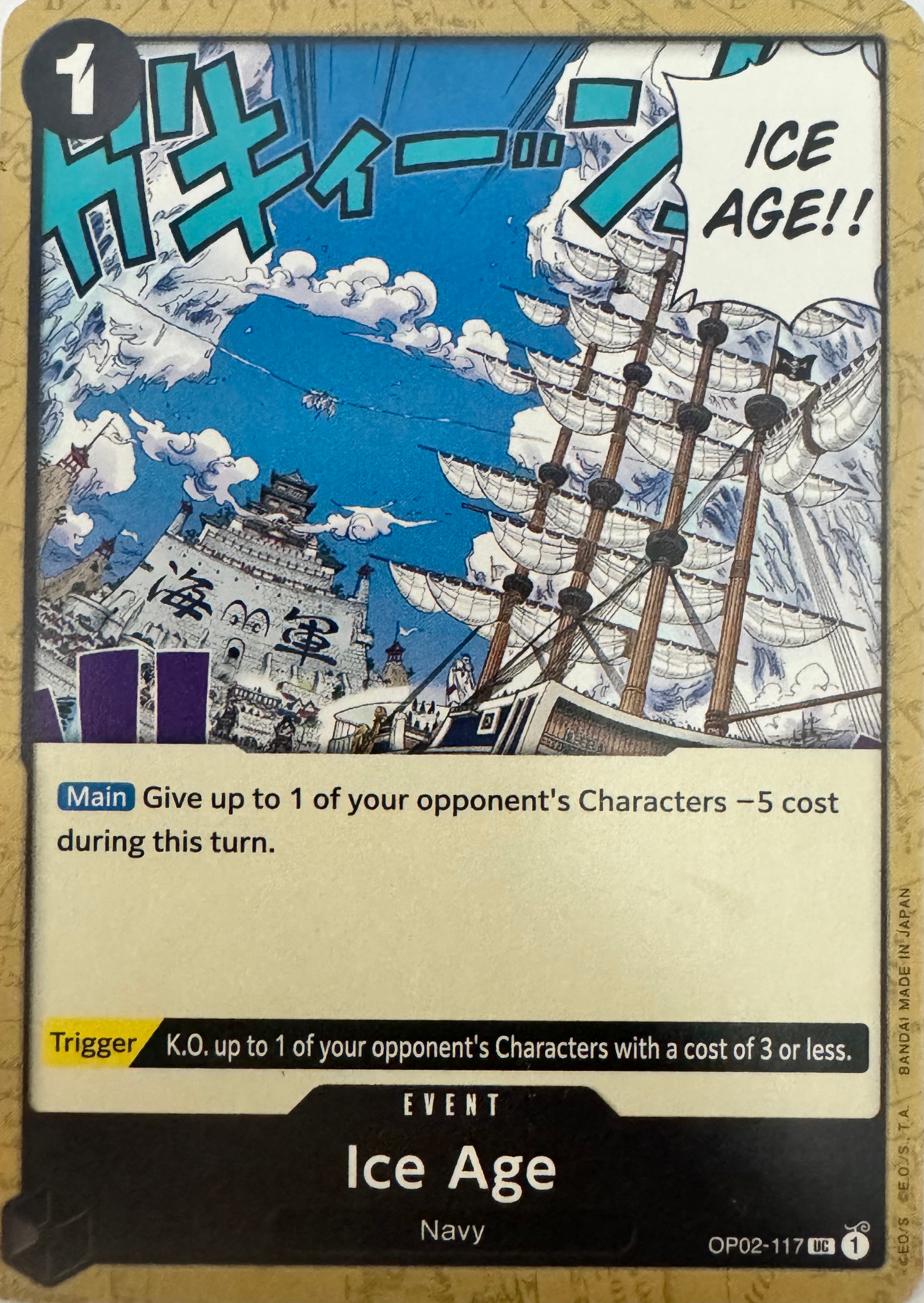 One Piece Tcg Ice Age Op02-117