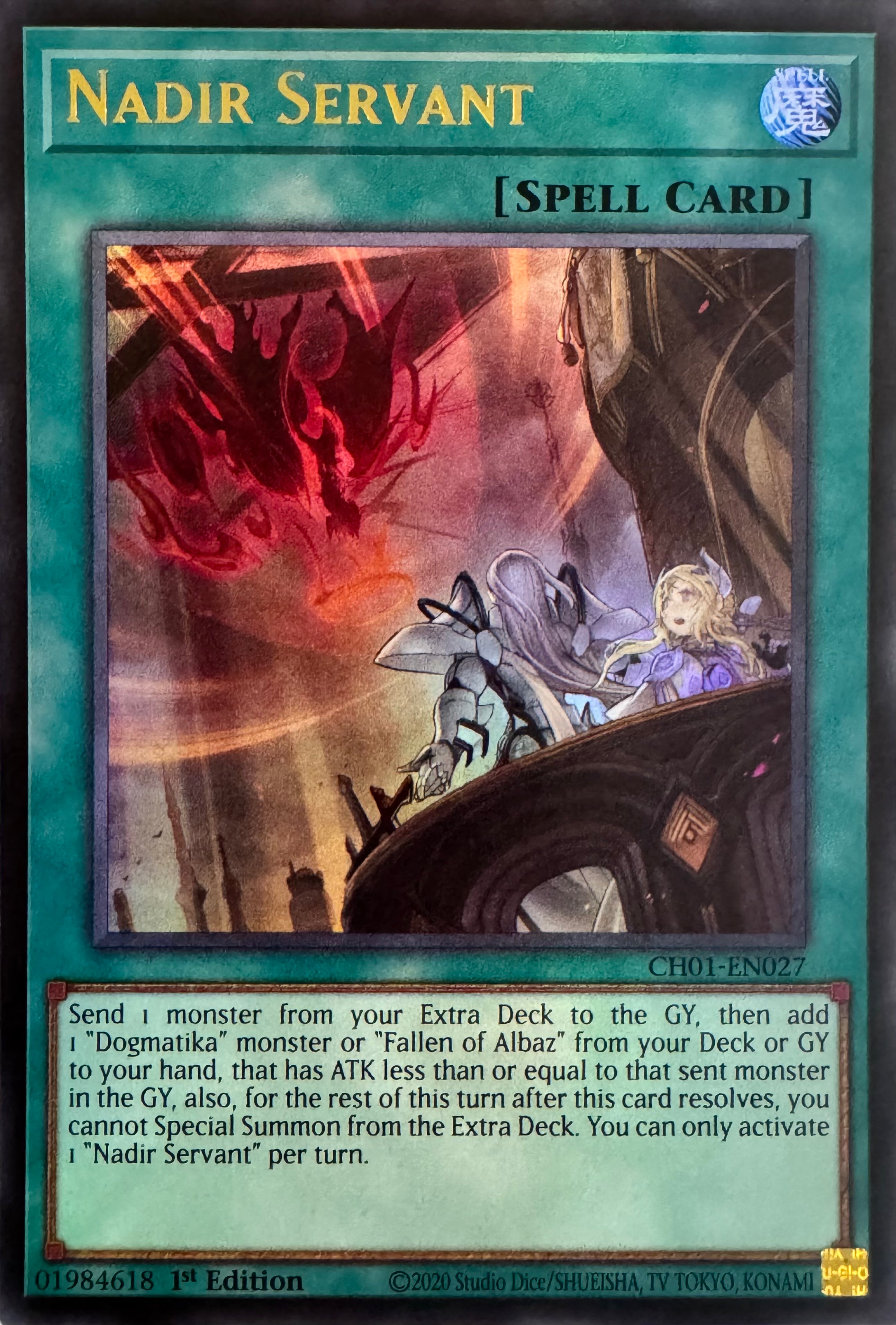 Yugioh! Nadir Servant Ch01-en027 1st Edition Ultra