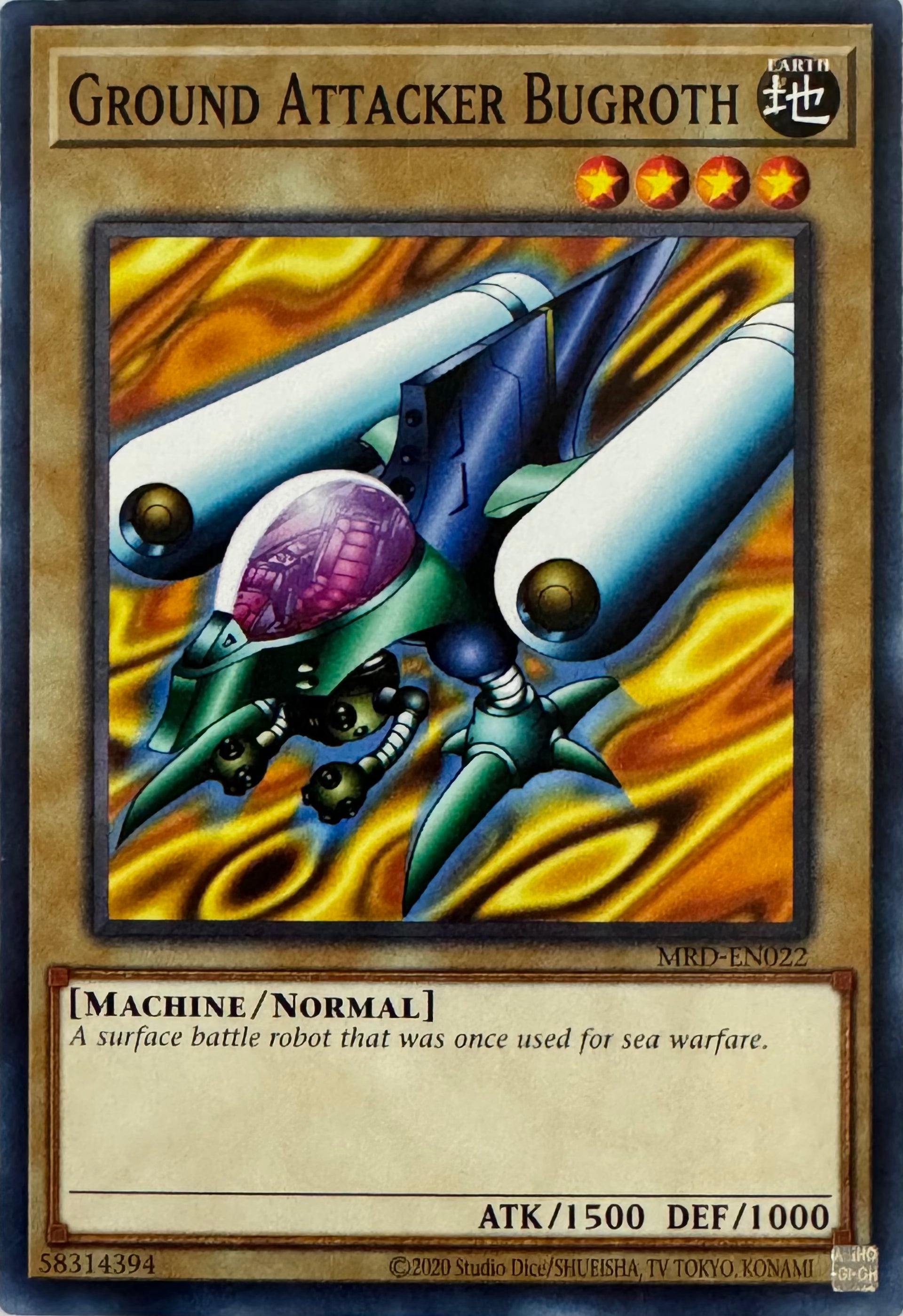 Yugioh! Ground Attacker Bugroth Mrd-en022