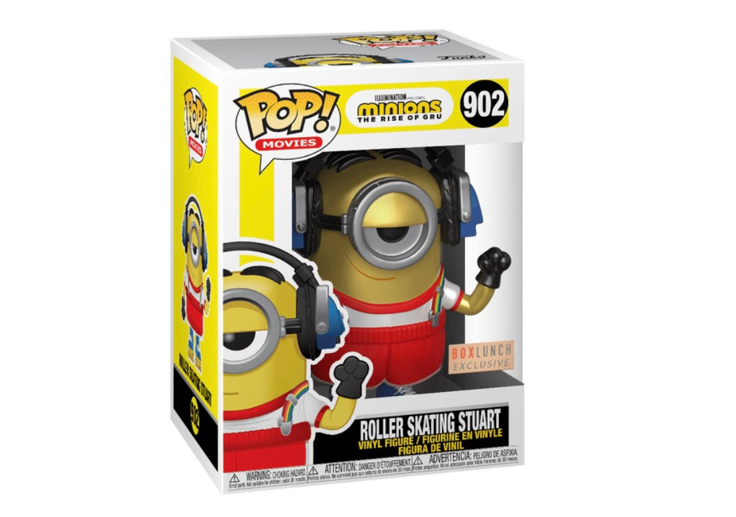 Funko Pop! Rolling Skating Stuart (Metallic)