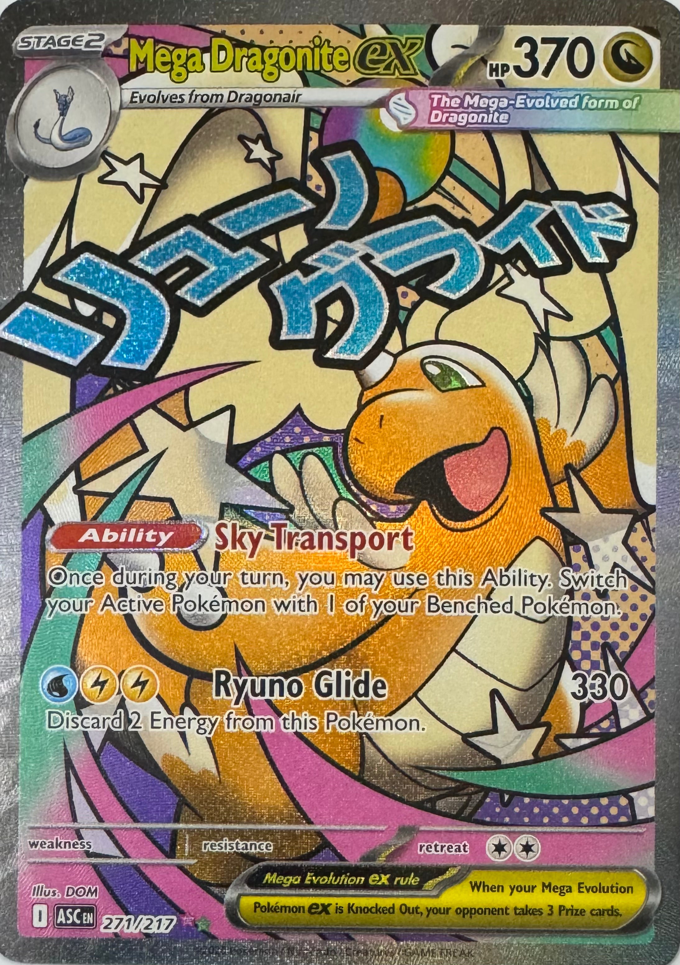 Pokemon Tcg Mega Dragonite Ex 271/217