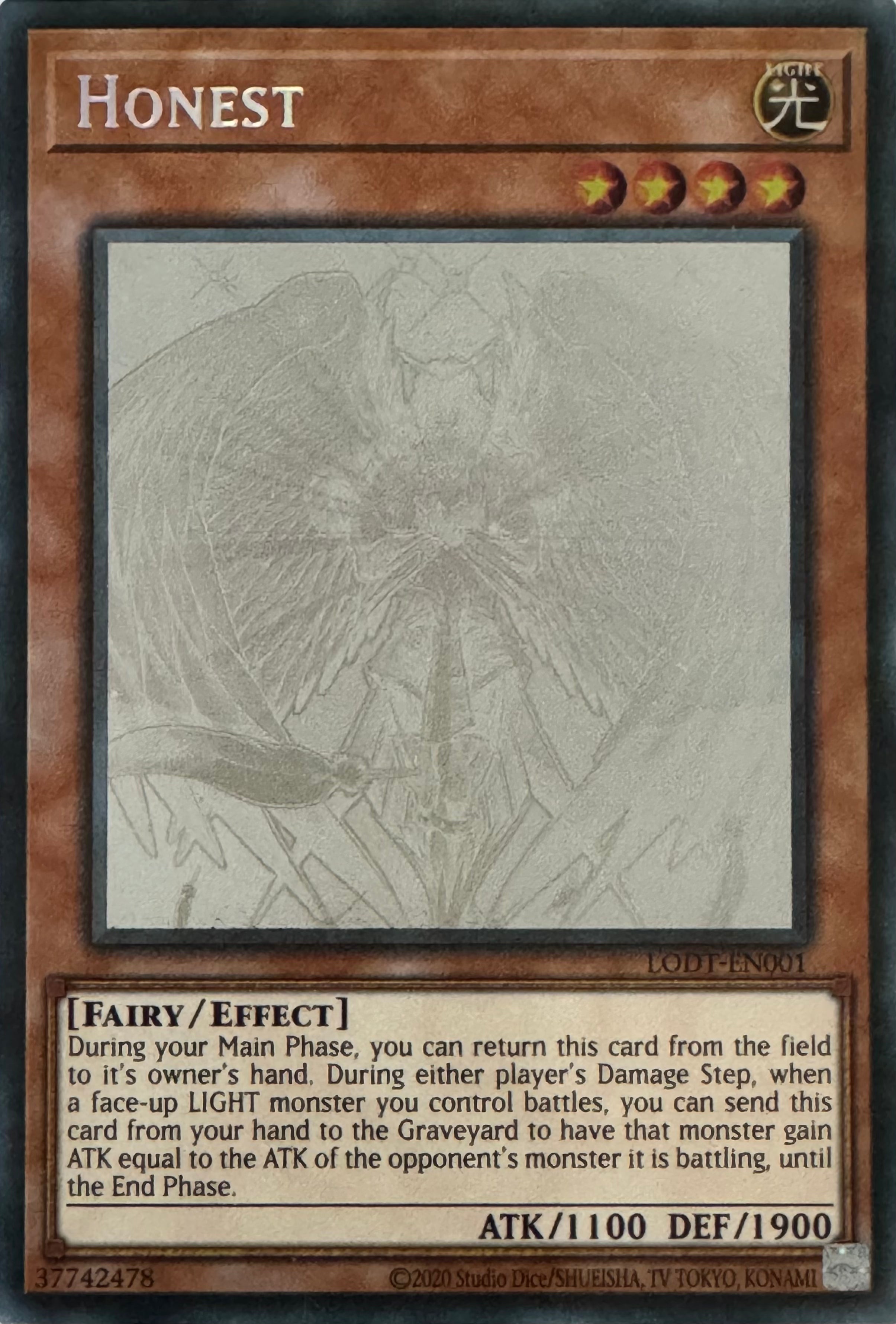 Yugioh! Honest Lodt-en001 Ghost