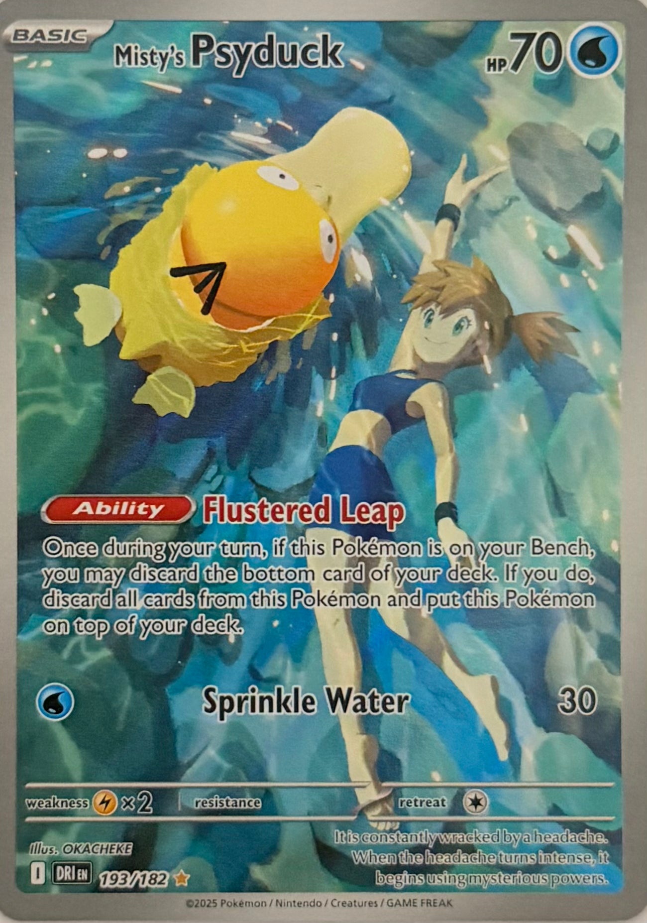 Pokemon Tcg Misty’s Psyduck 193/182