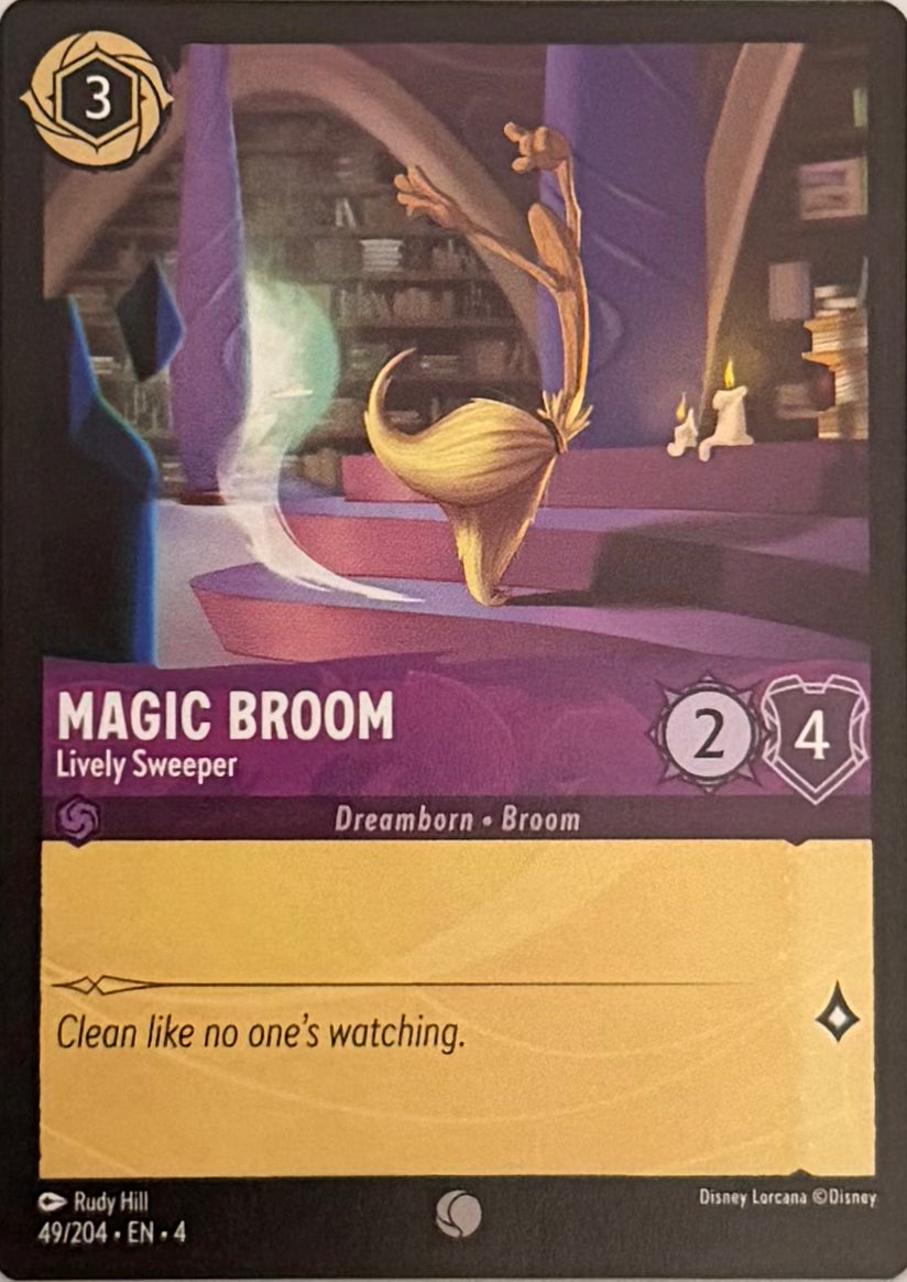 Disney Lorcana Magic Broom 49/204