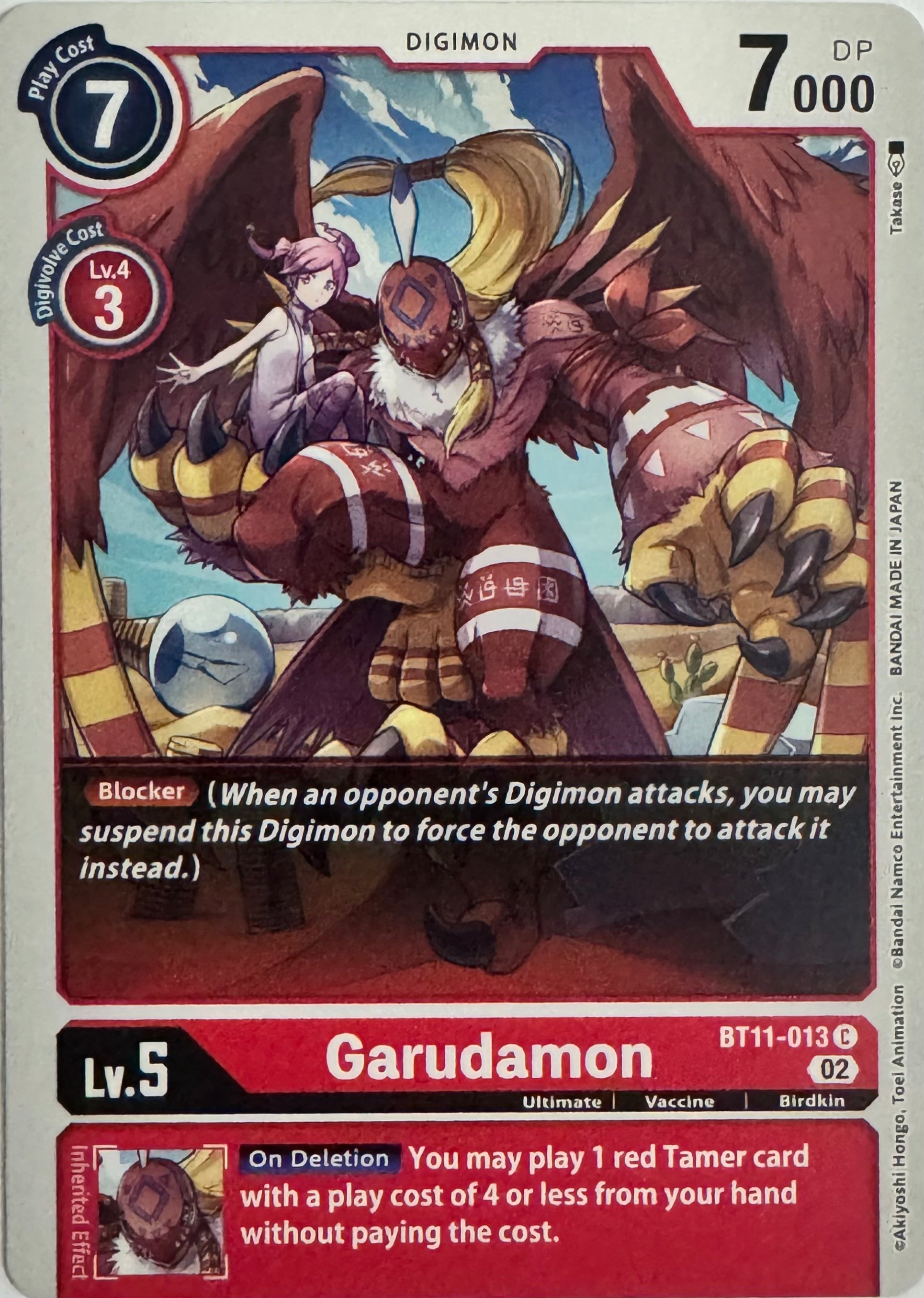 Digimon Tcg Garudamon Bt11-013